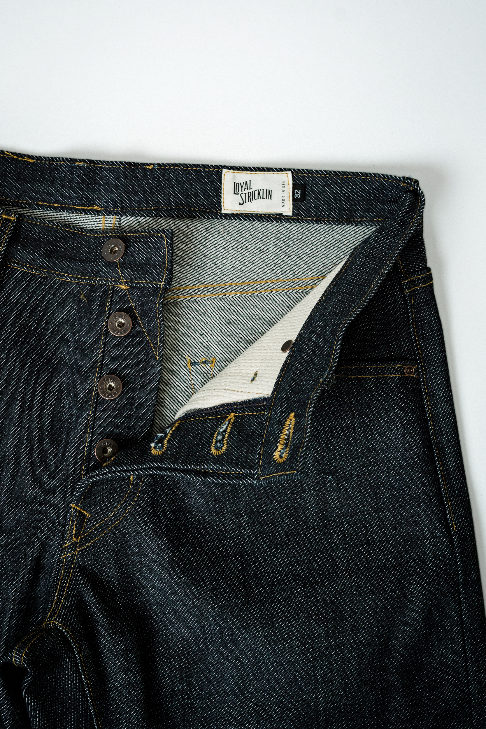 Stratton Straight Fit Jeans - 21oz Selvedge Denim