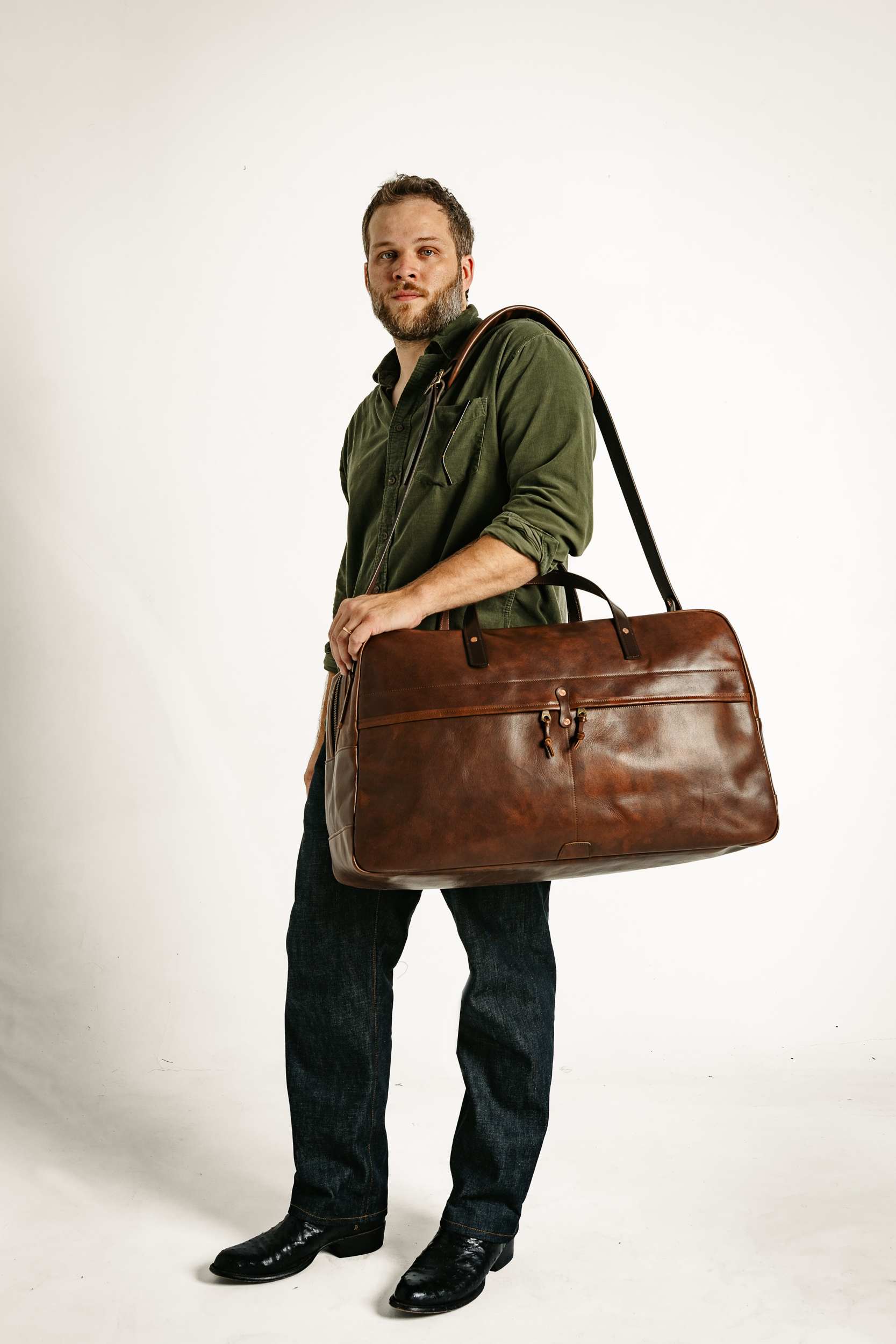 Wells Duffle - 70L - Cognac Nemesis Leather