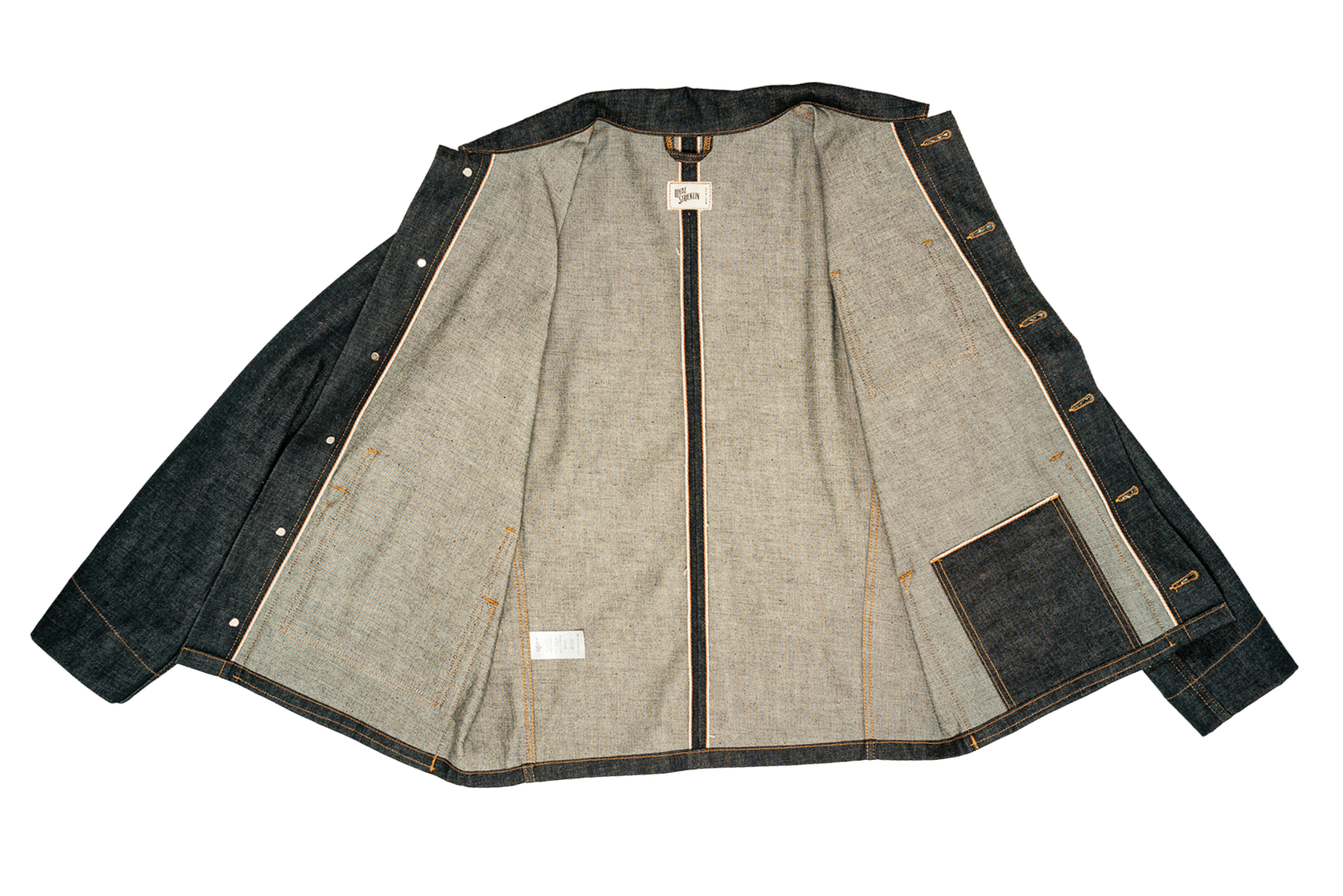 Amos Chore Coat - Rigid 15oz Japanese Selvedge Denim - Preorder