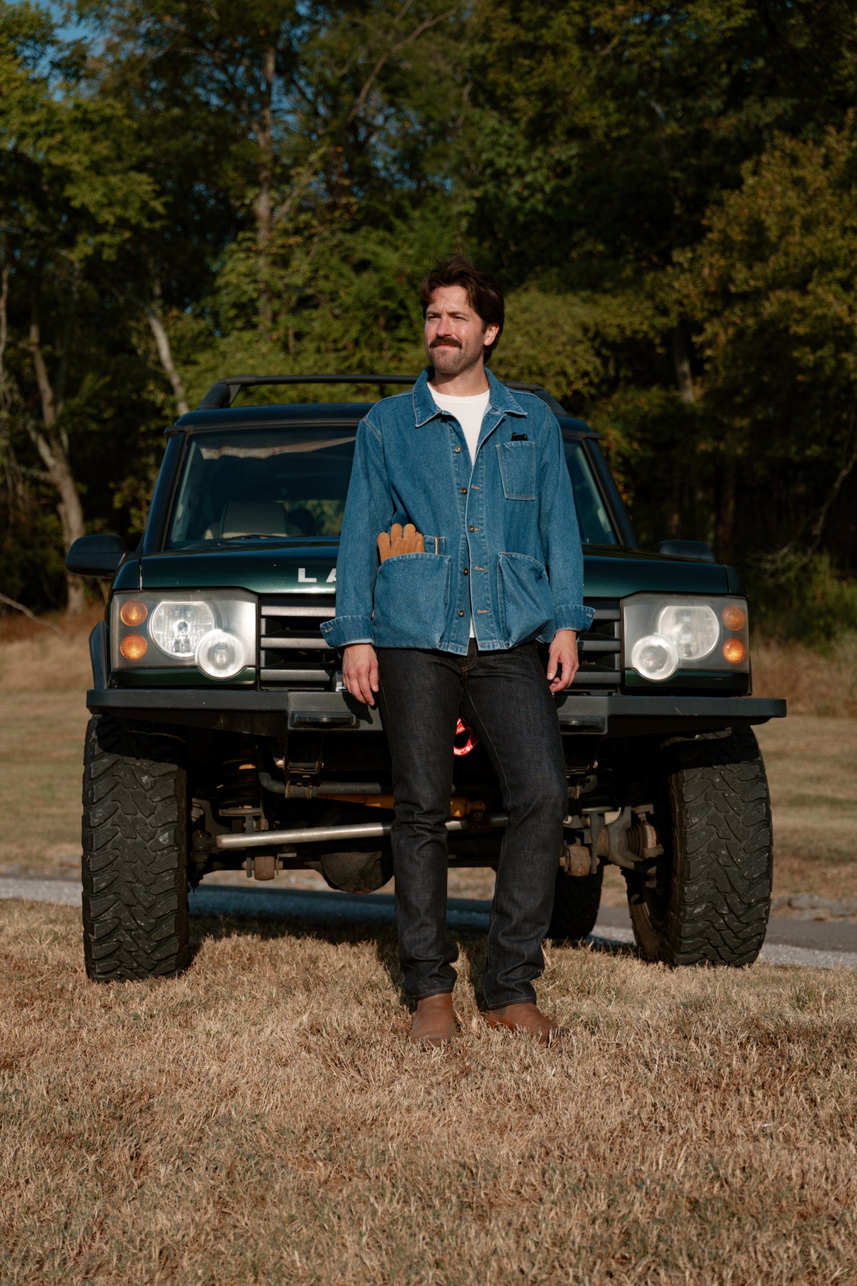 Amos Chore Coat - Stonewashed American Denim - Preorder -Ships Mid November