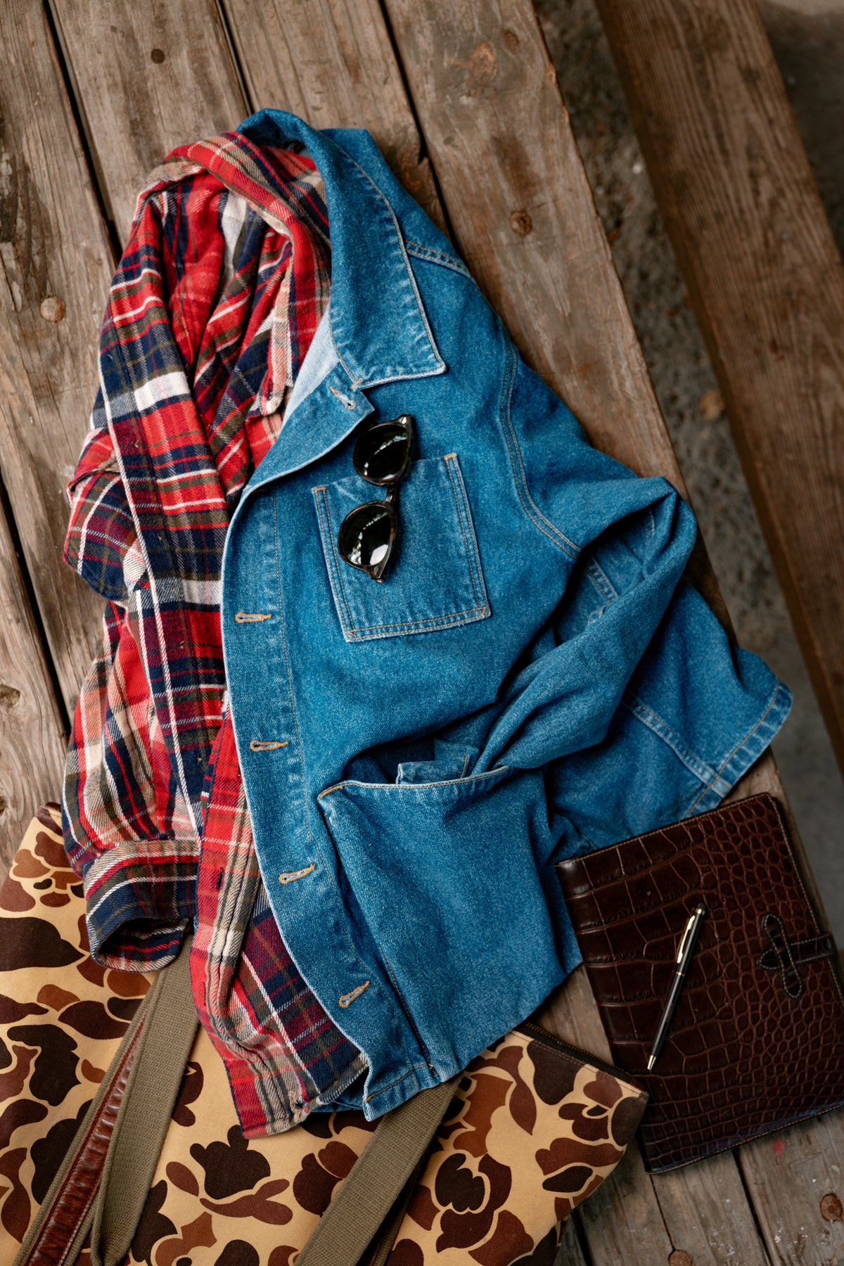 Amos Chore Coat - Stonewashed American Denim - Preorder -Ships Mid November
