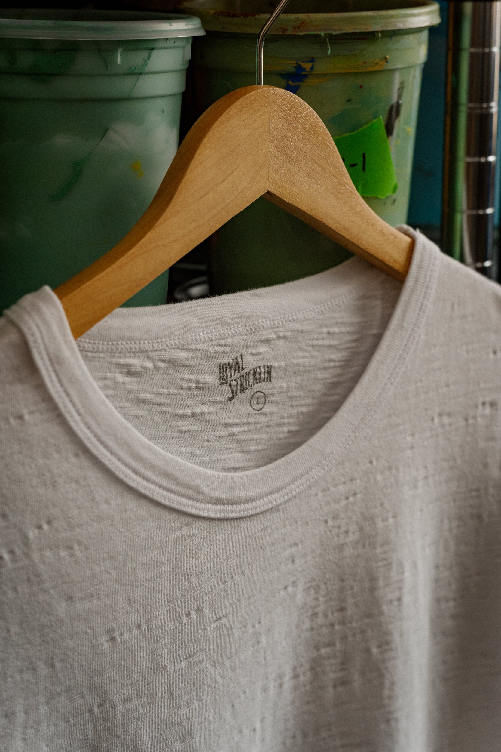 Classic Tee - White Slub