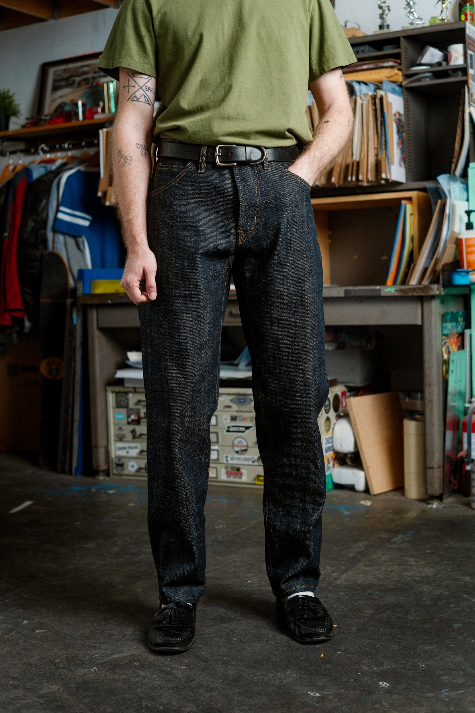 Stratton Straight Fit Jeans - 21oz Selvedge Denim