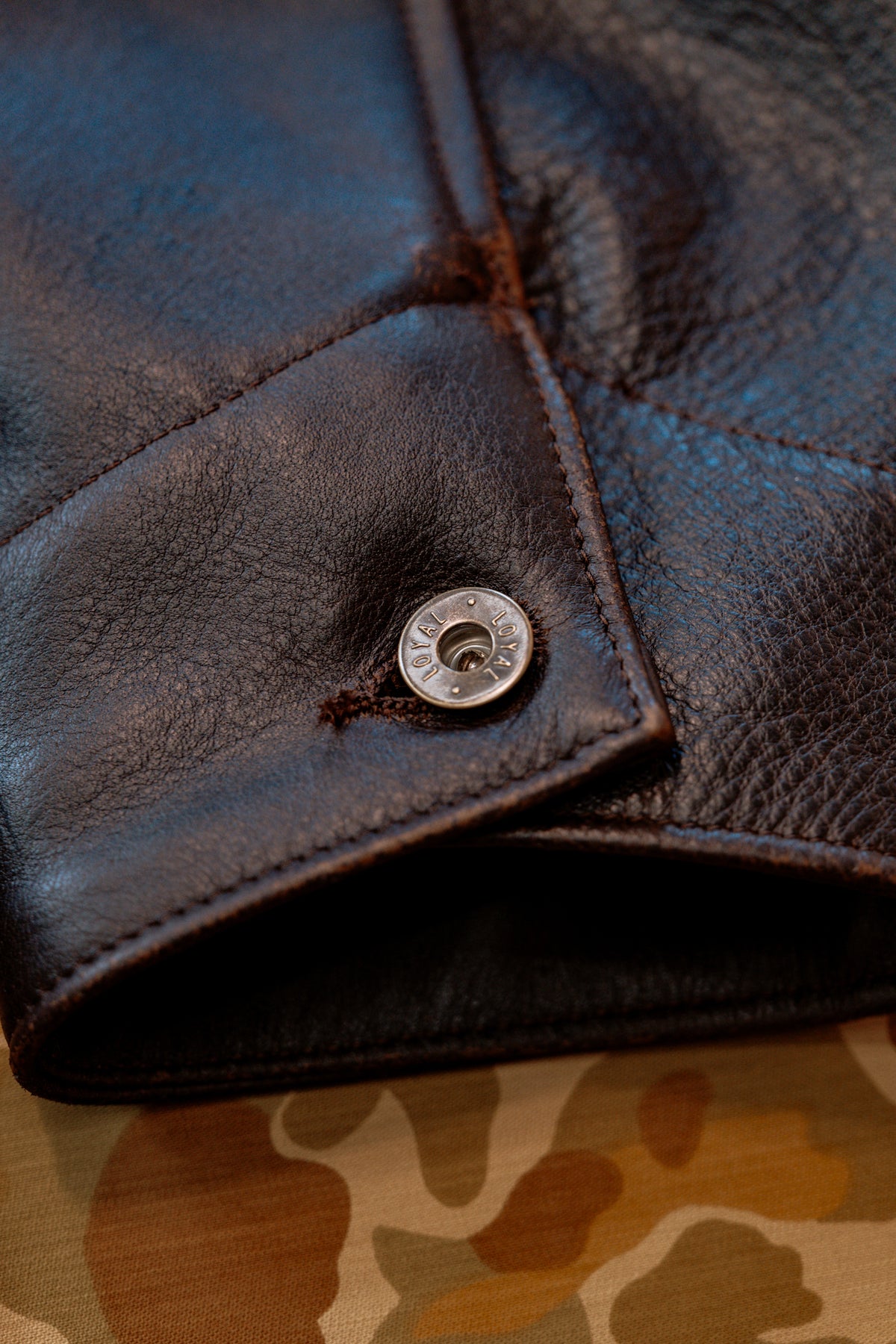 Amos Chore Coat - Espresso Pinnacle Horween Horsehide