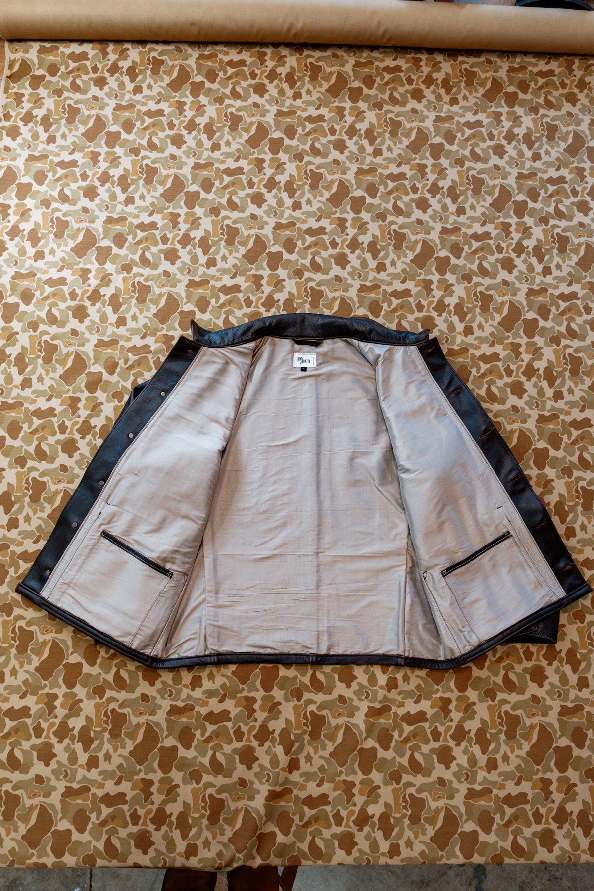 Amos Chore Coat - Espresso Pinnacle Horween Horsehide