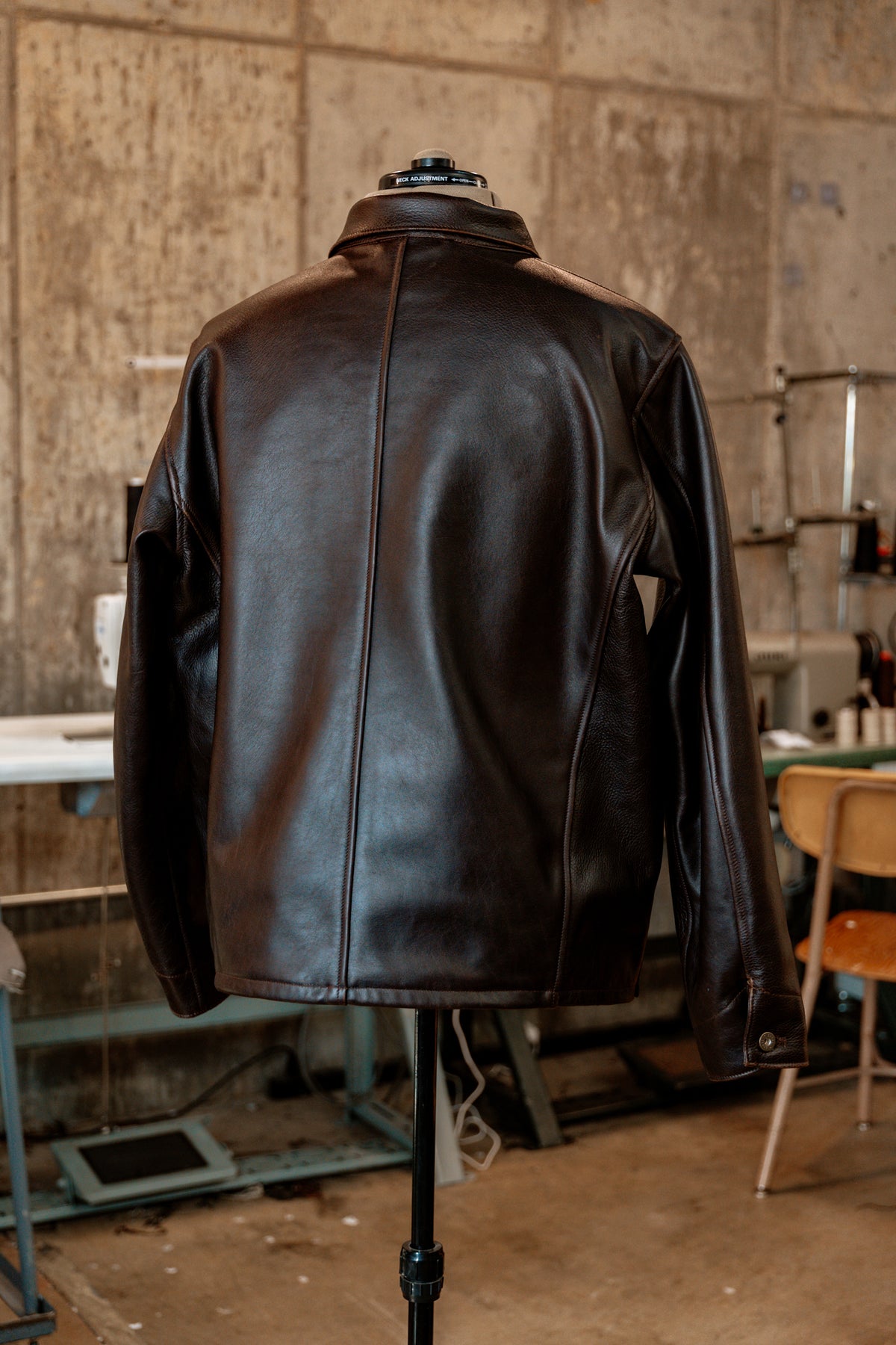 Amos Chore Coat - Espresso Pinnacle Horween Horsehide