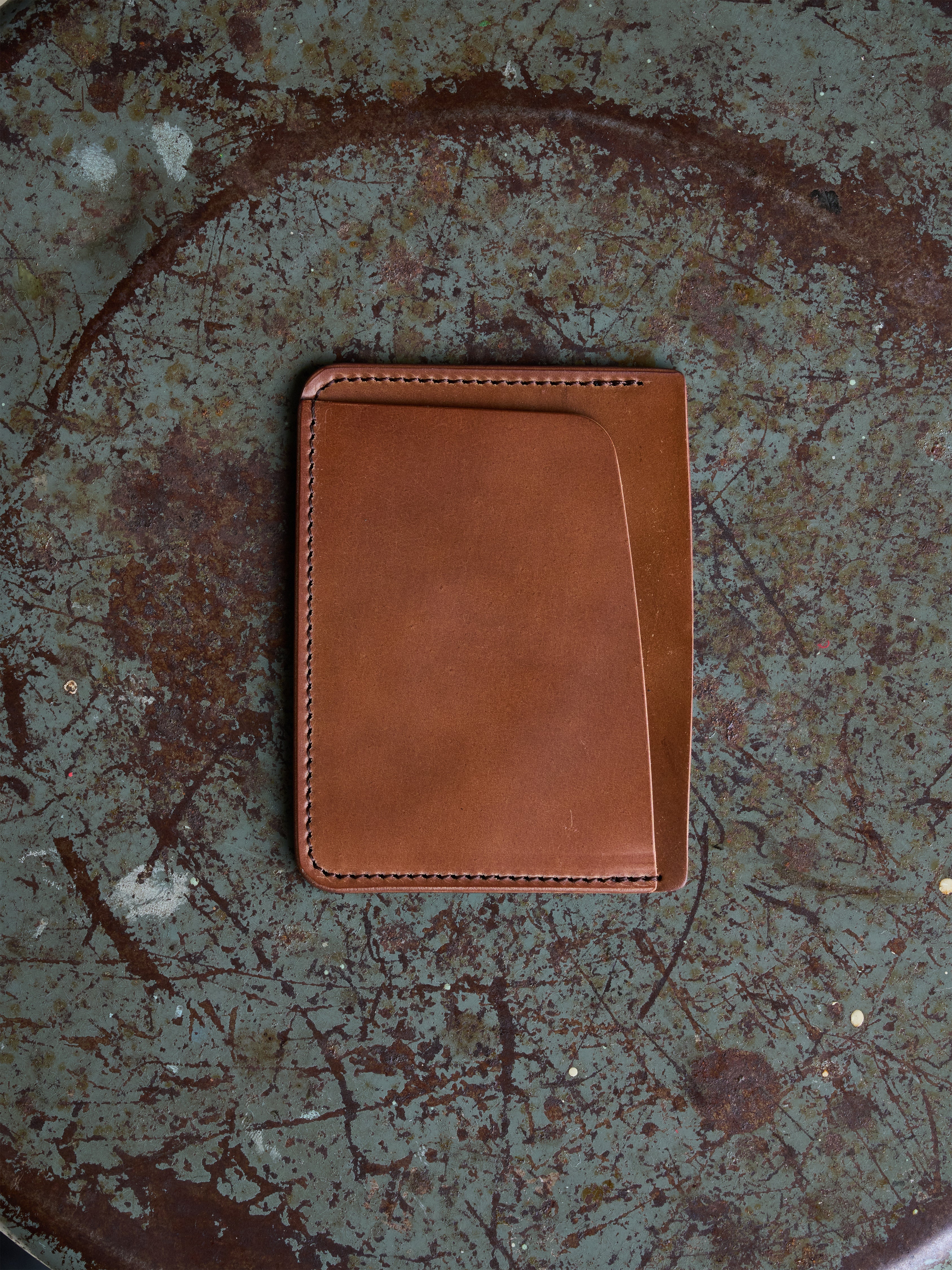 Frank Wallet - Horween Shell Cordovan - SAMPLE
