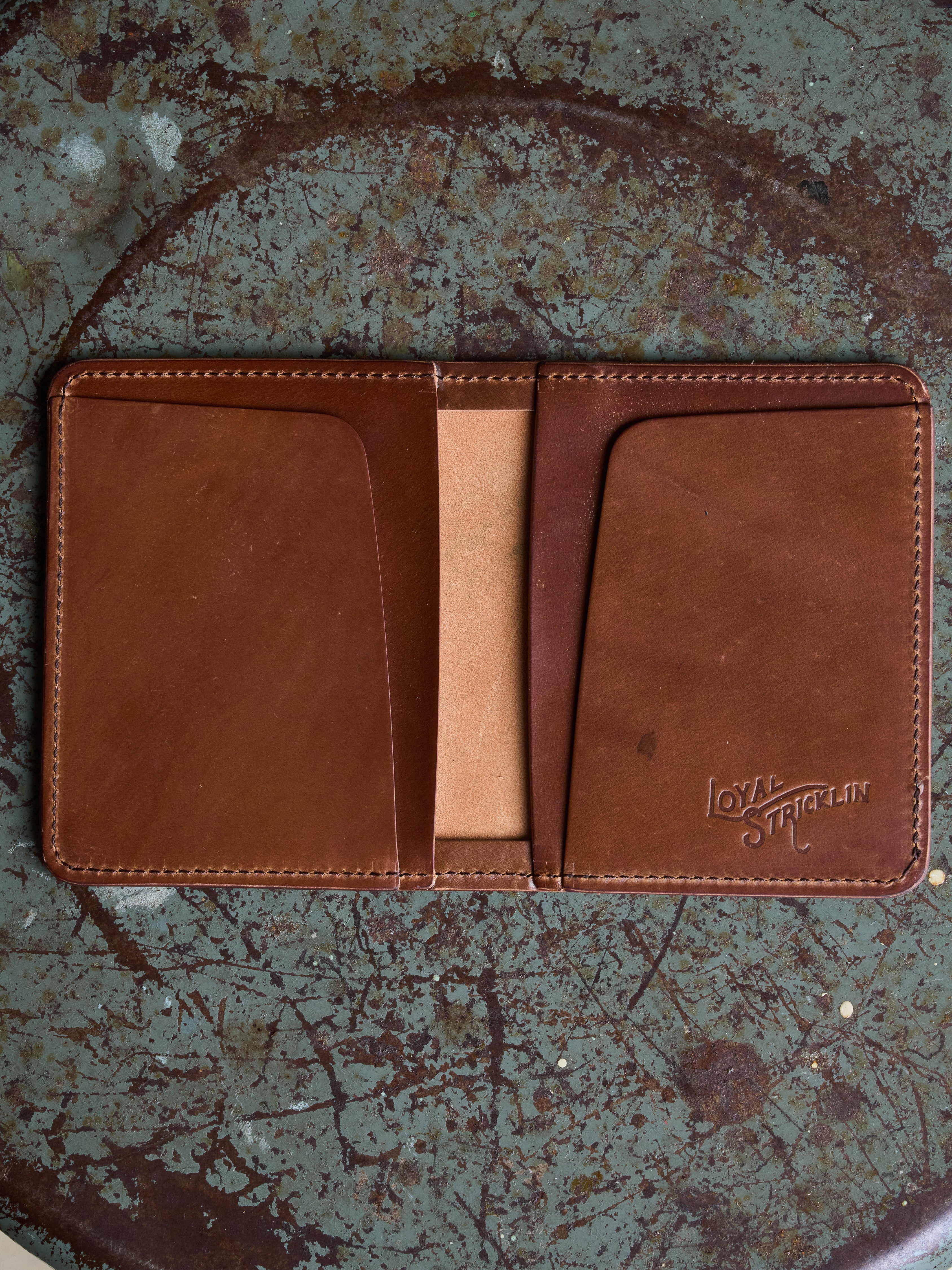 Miles Wallet - Horween Shell Cordovan - sample