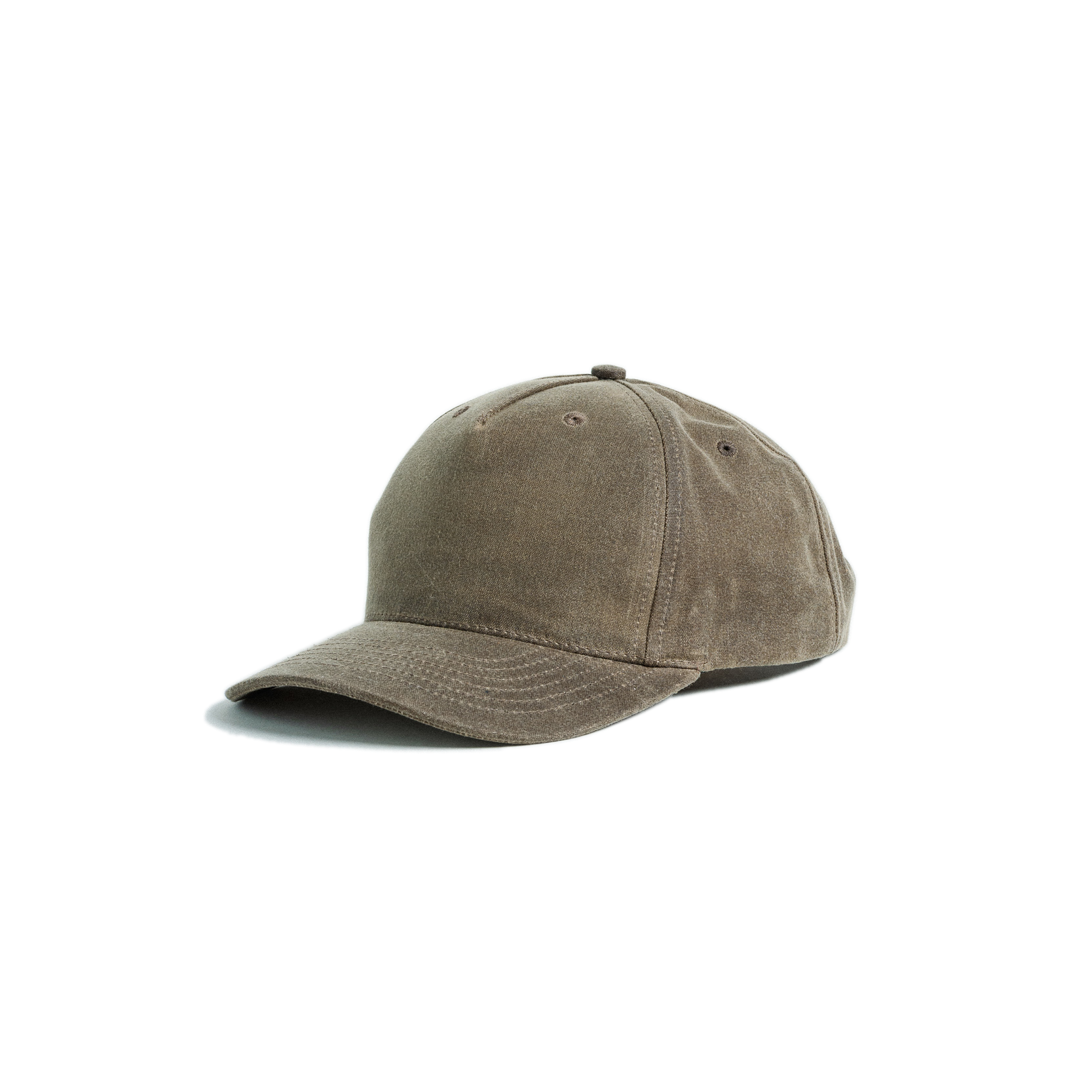 Brown cap on a white background