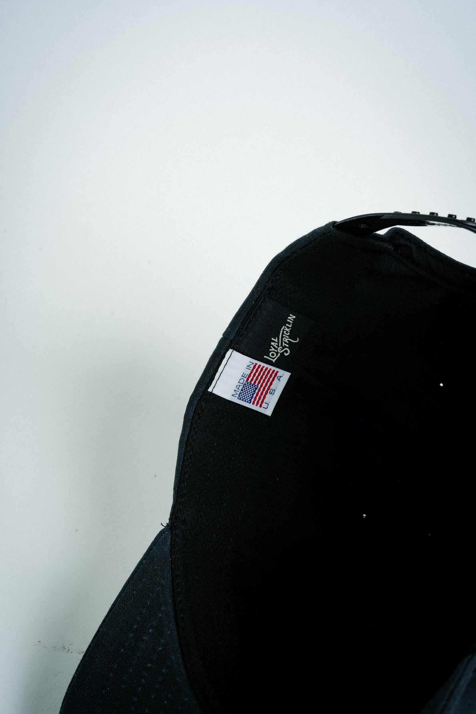 Waxed Canvas Cap - Black