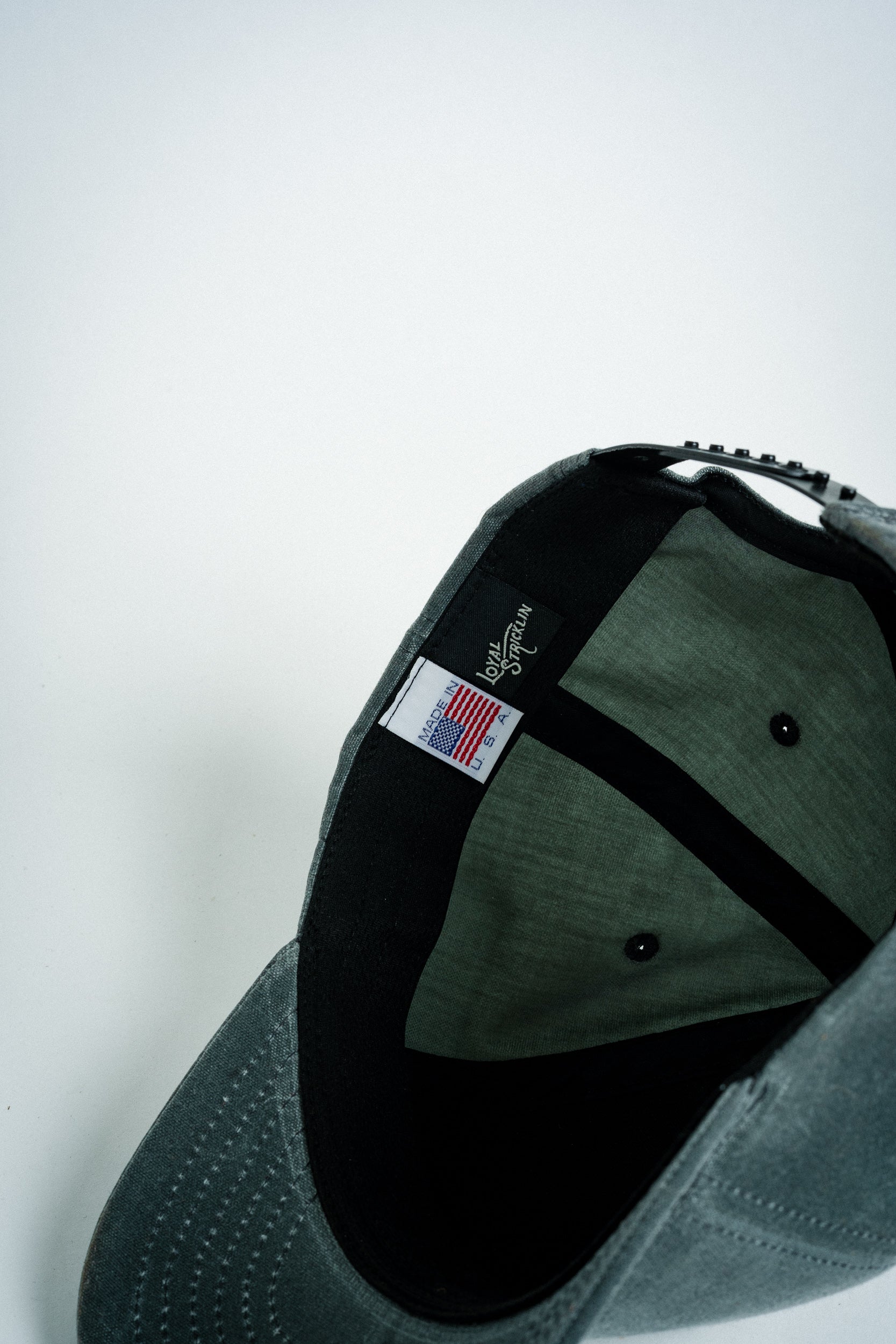 Waxed Canvas Cap - Grey