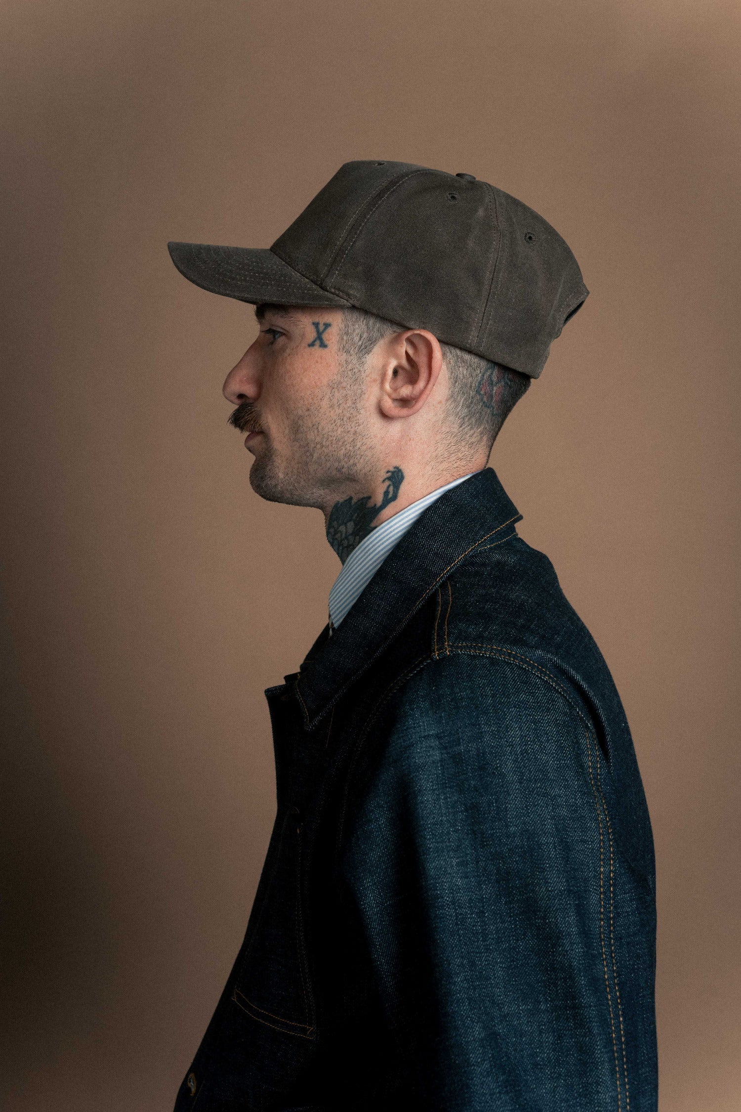 Waxed Canvas Cap - Dark Oak