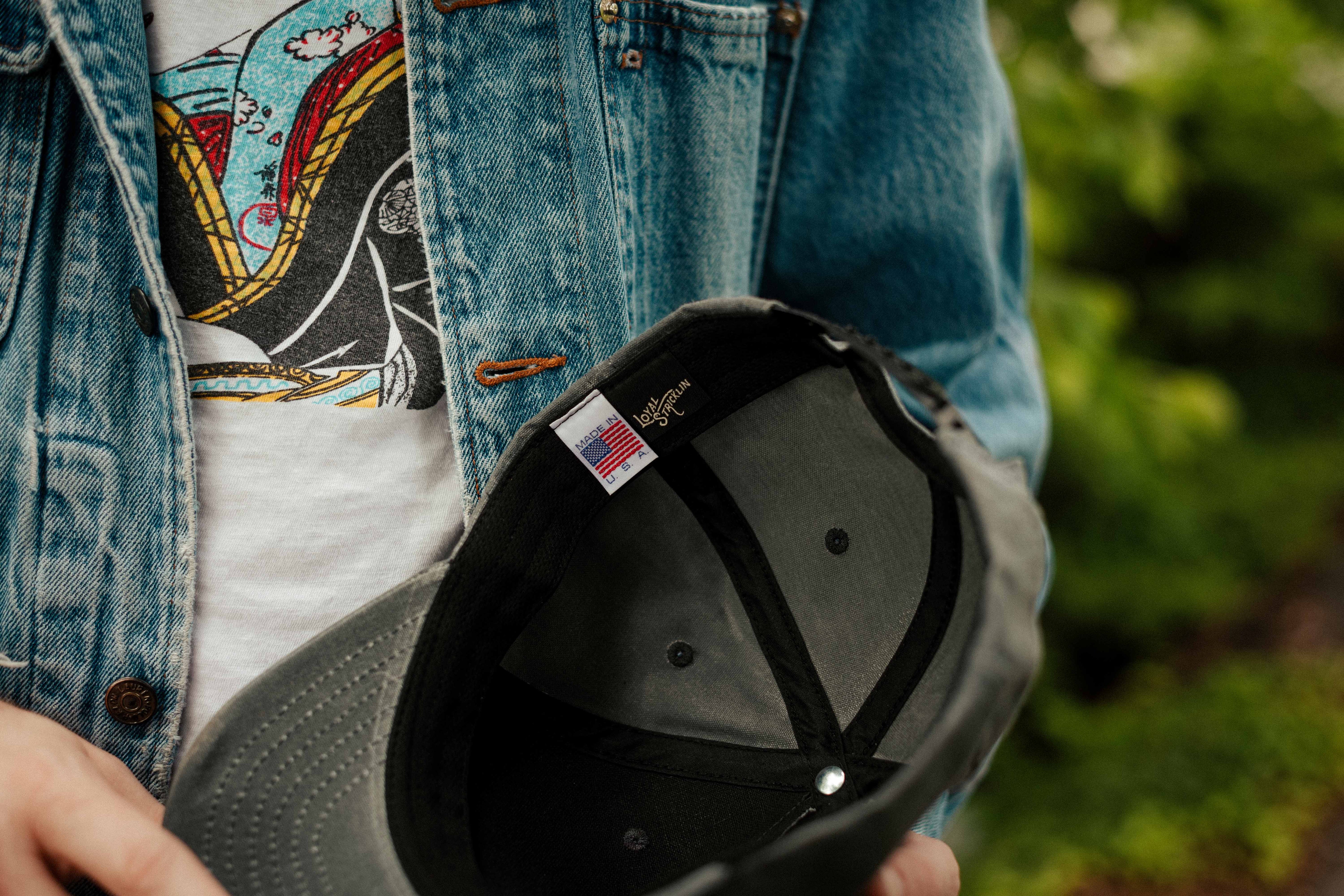 Waxed Canvas Cap - Grey