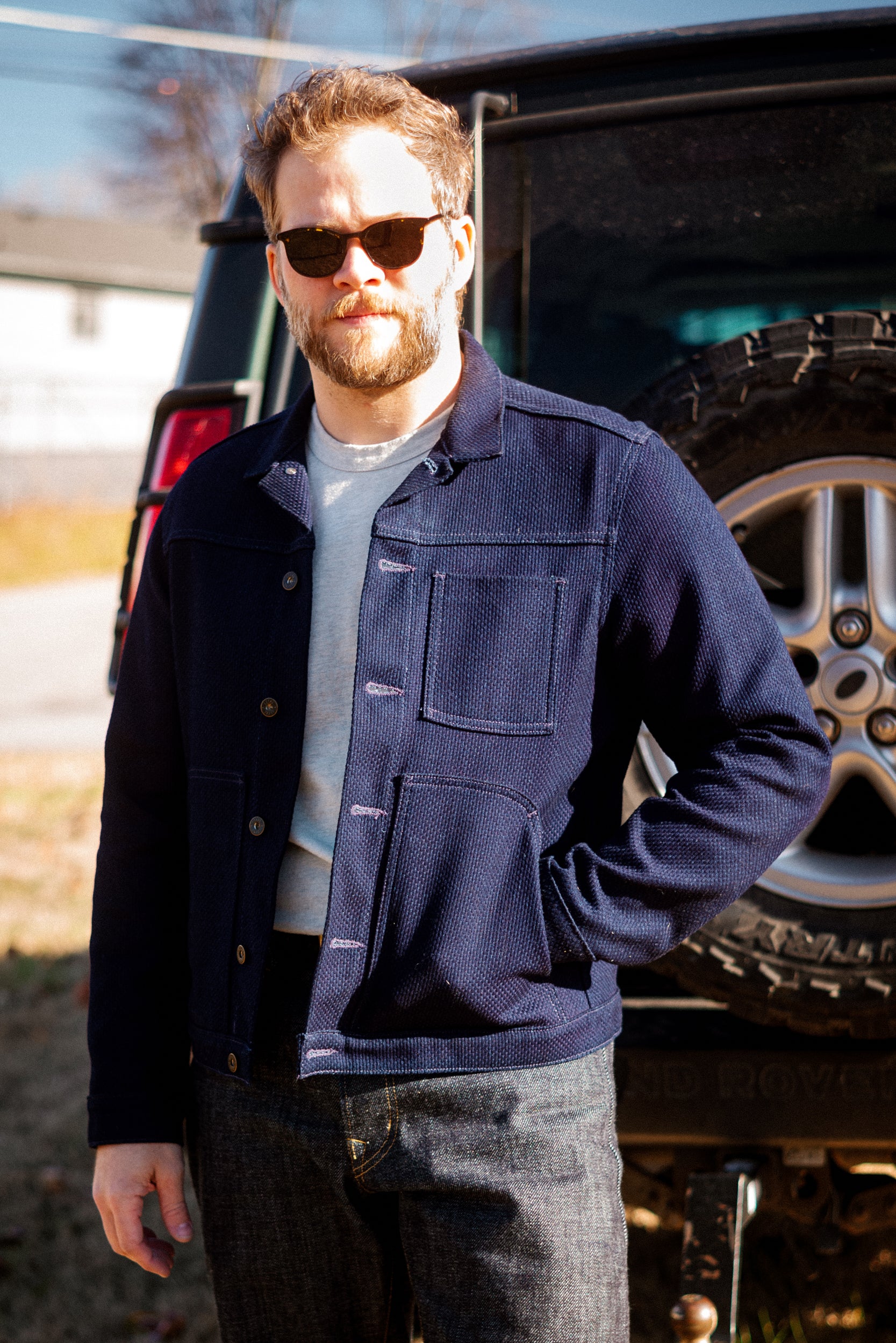 Wayman Jacket - 12oz Indigo Sashiko