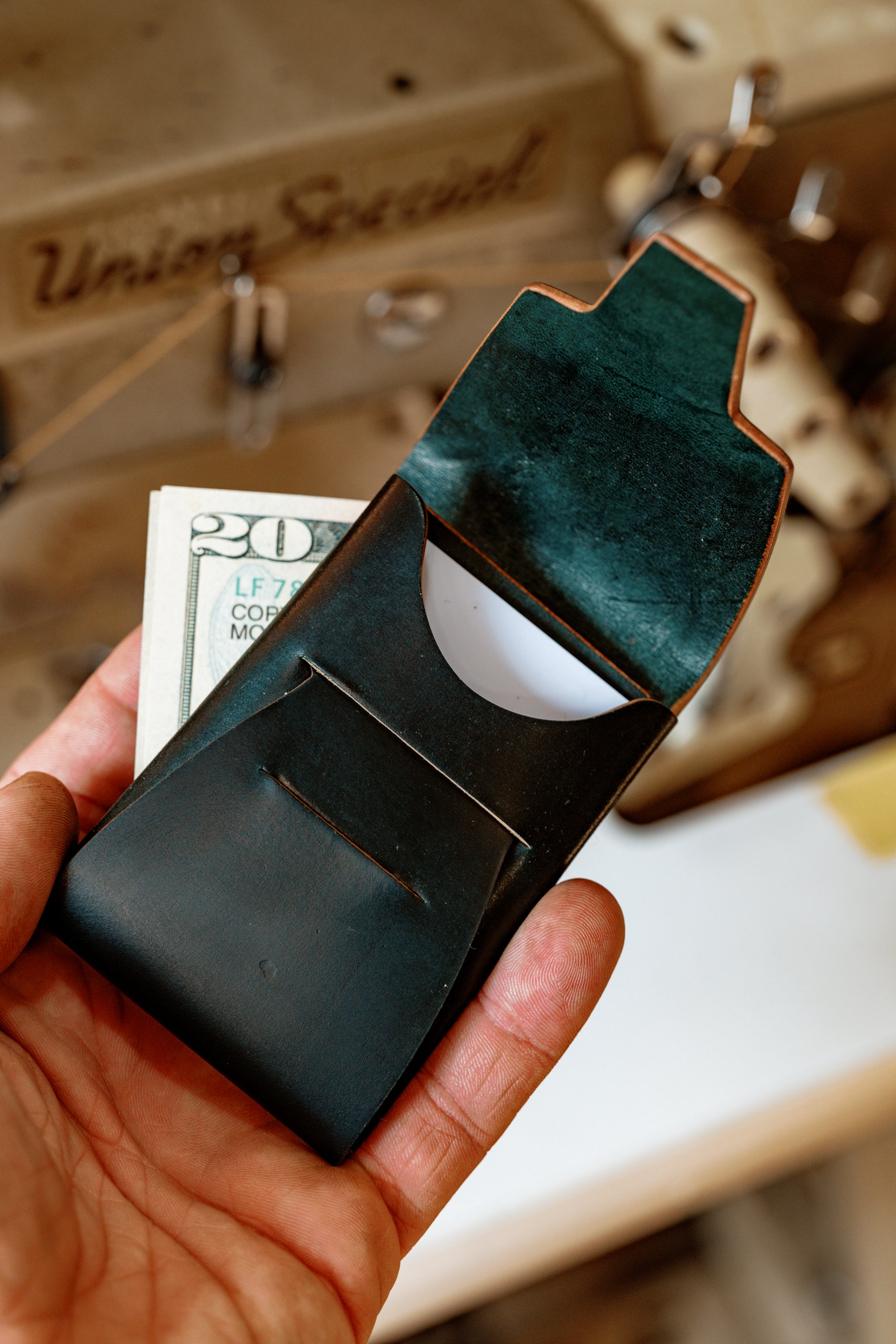 Johnny Slim - Black Horween Shell Cordovan