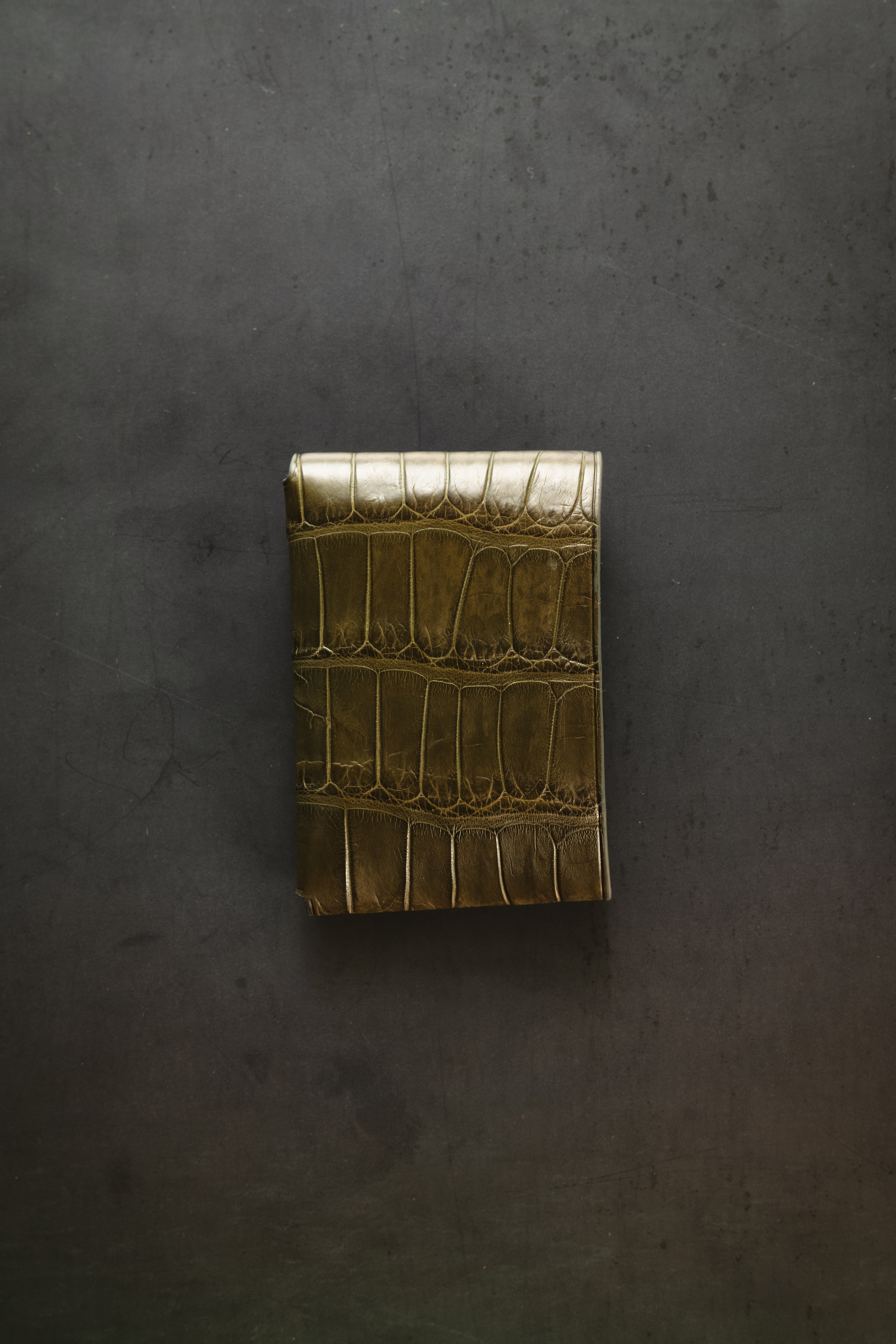 Johnny Slim - Loden Green American Alligator - blemished