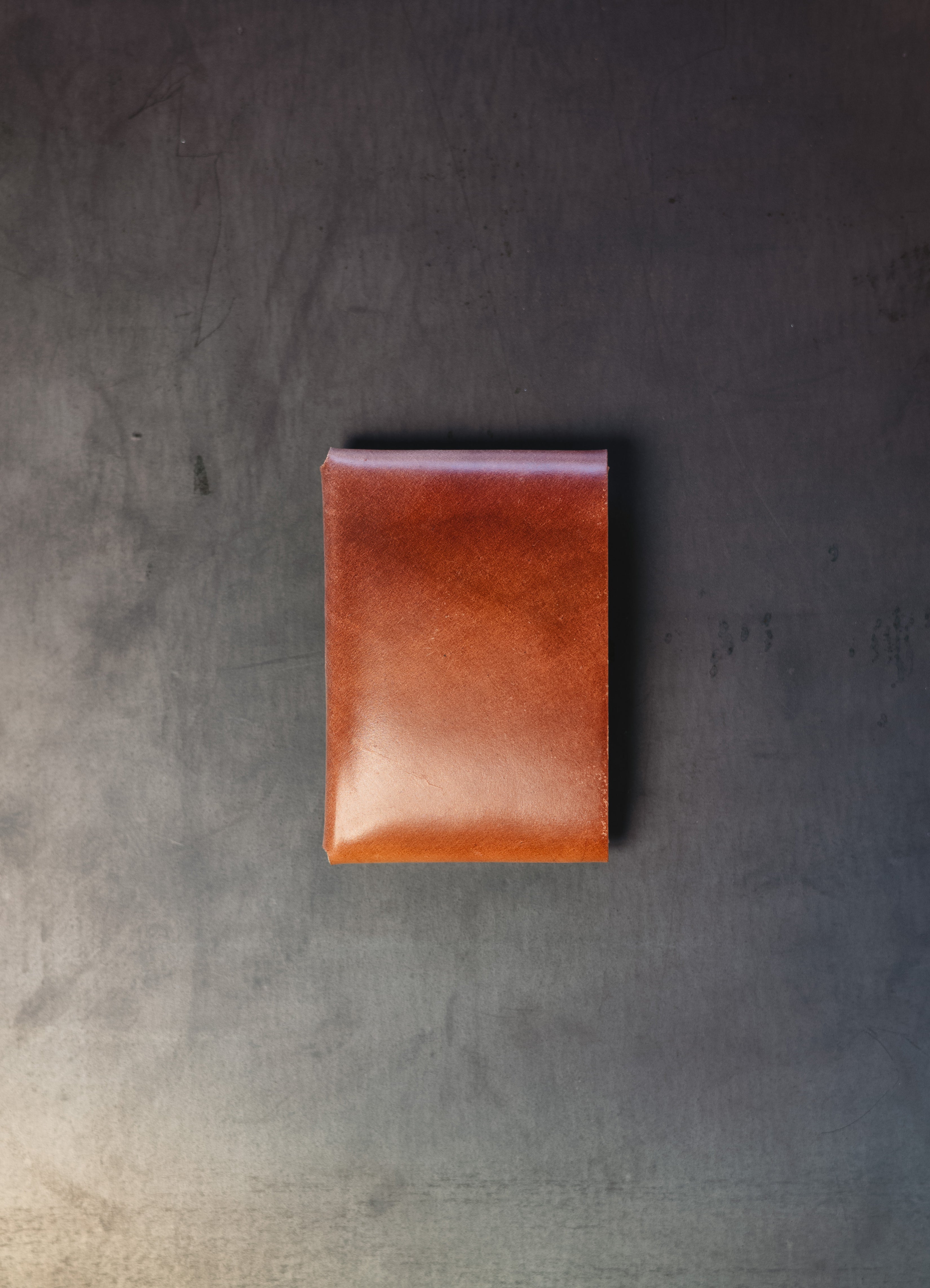 Johnny Slim - Marbled Garnet Horween Shell Cordovan