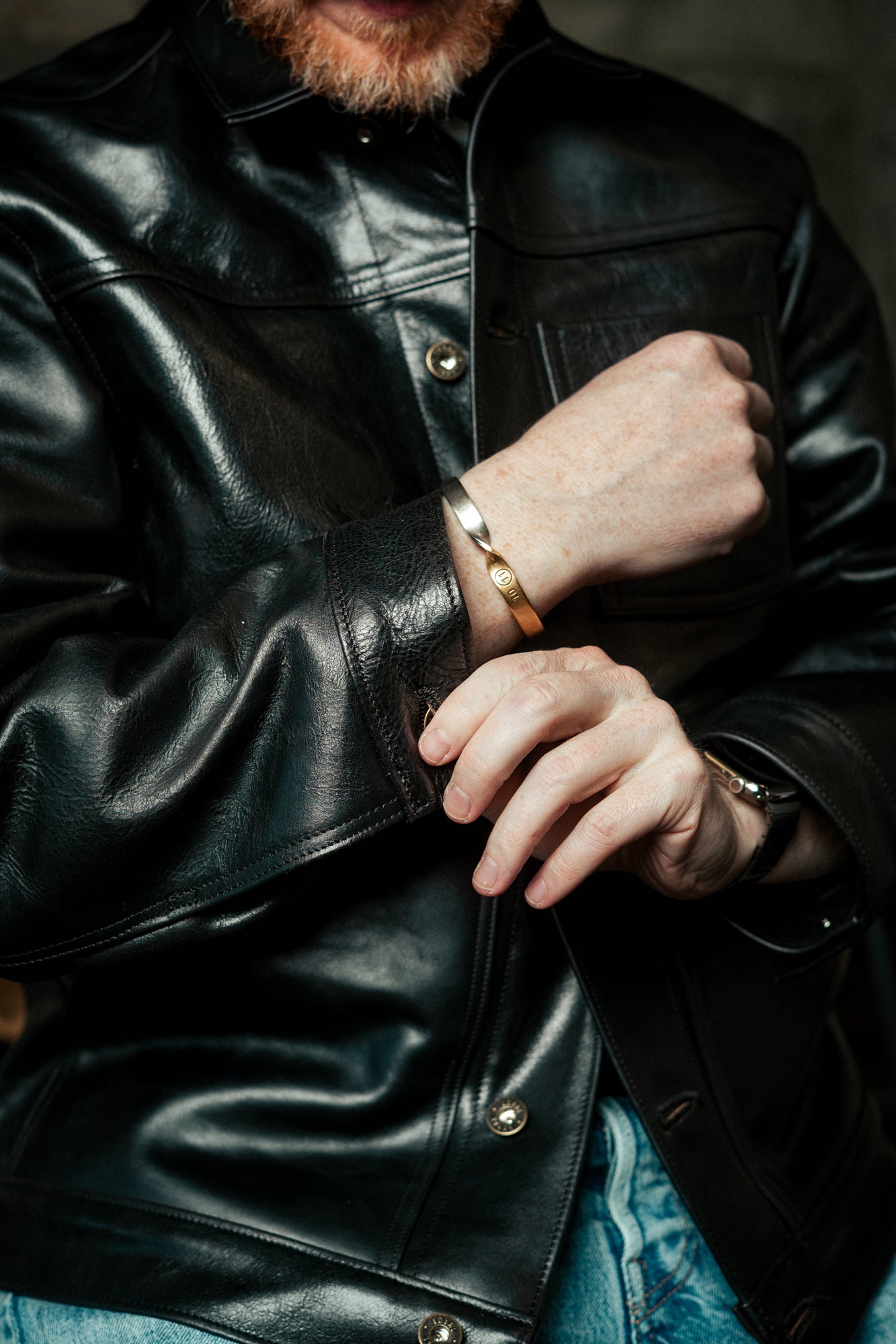 Wayman Jacket - Black Chromexcel Horsehide