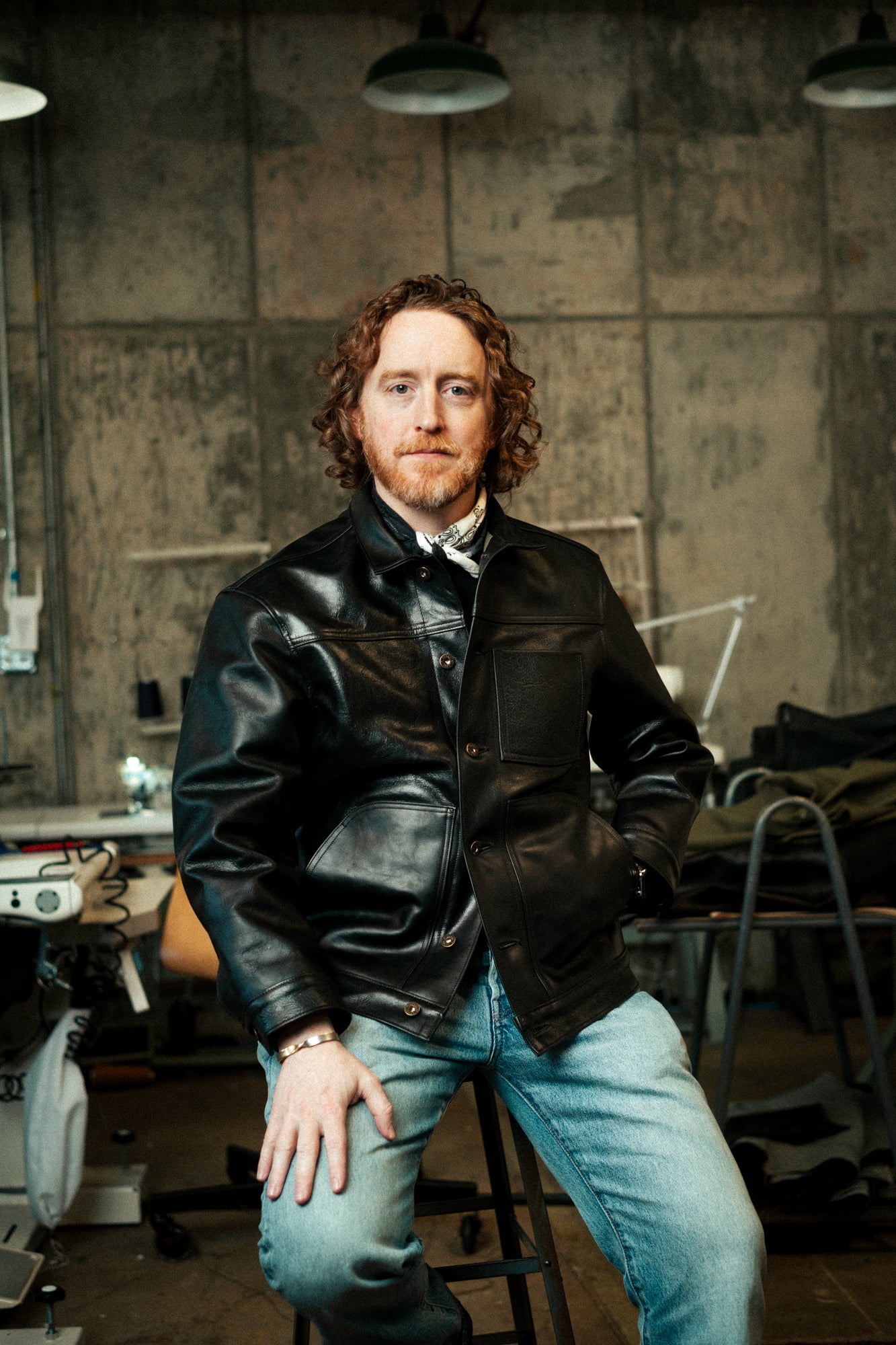 Wayman Jacket - Black Chromexcel Horsehide