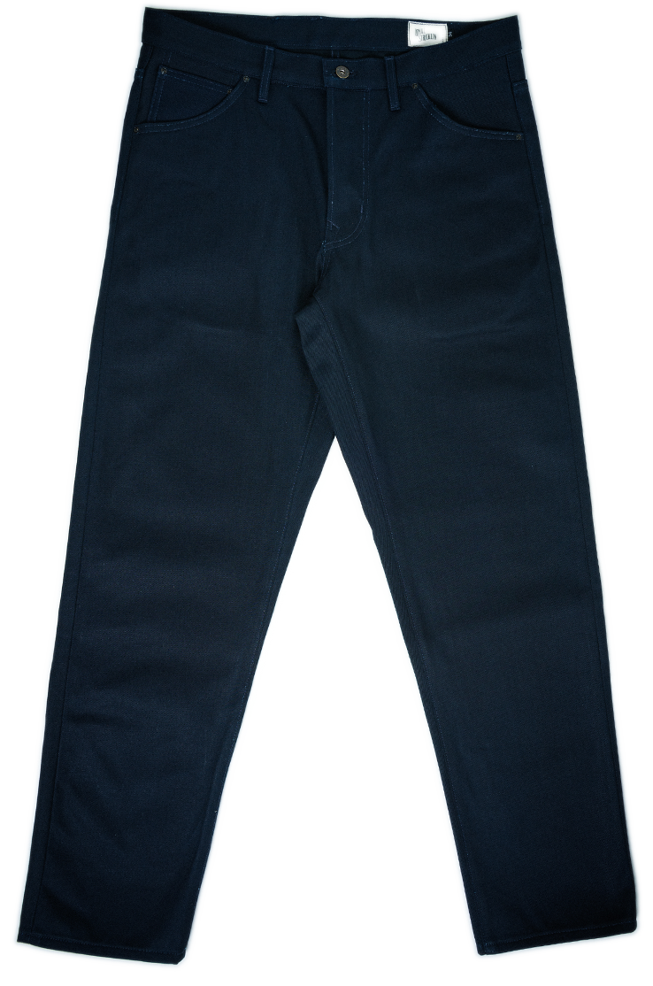 Stratton Straight Fit Jeans - 14oz American Selvedge - Indigo / Black