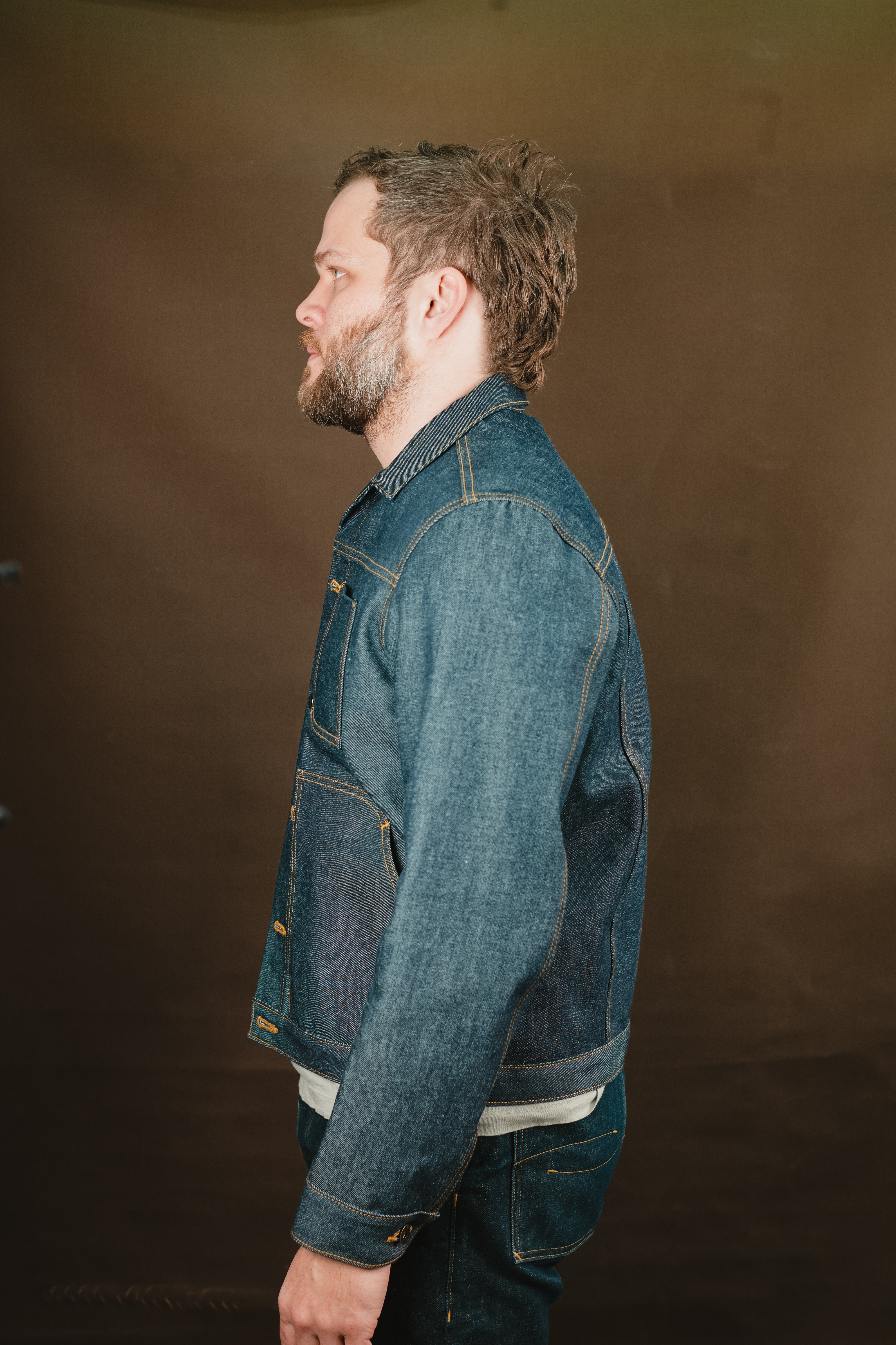 Wayman Jacket - Vidalia Indigo Selvedge Denim - XL