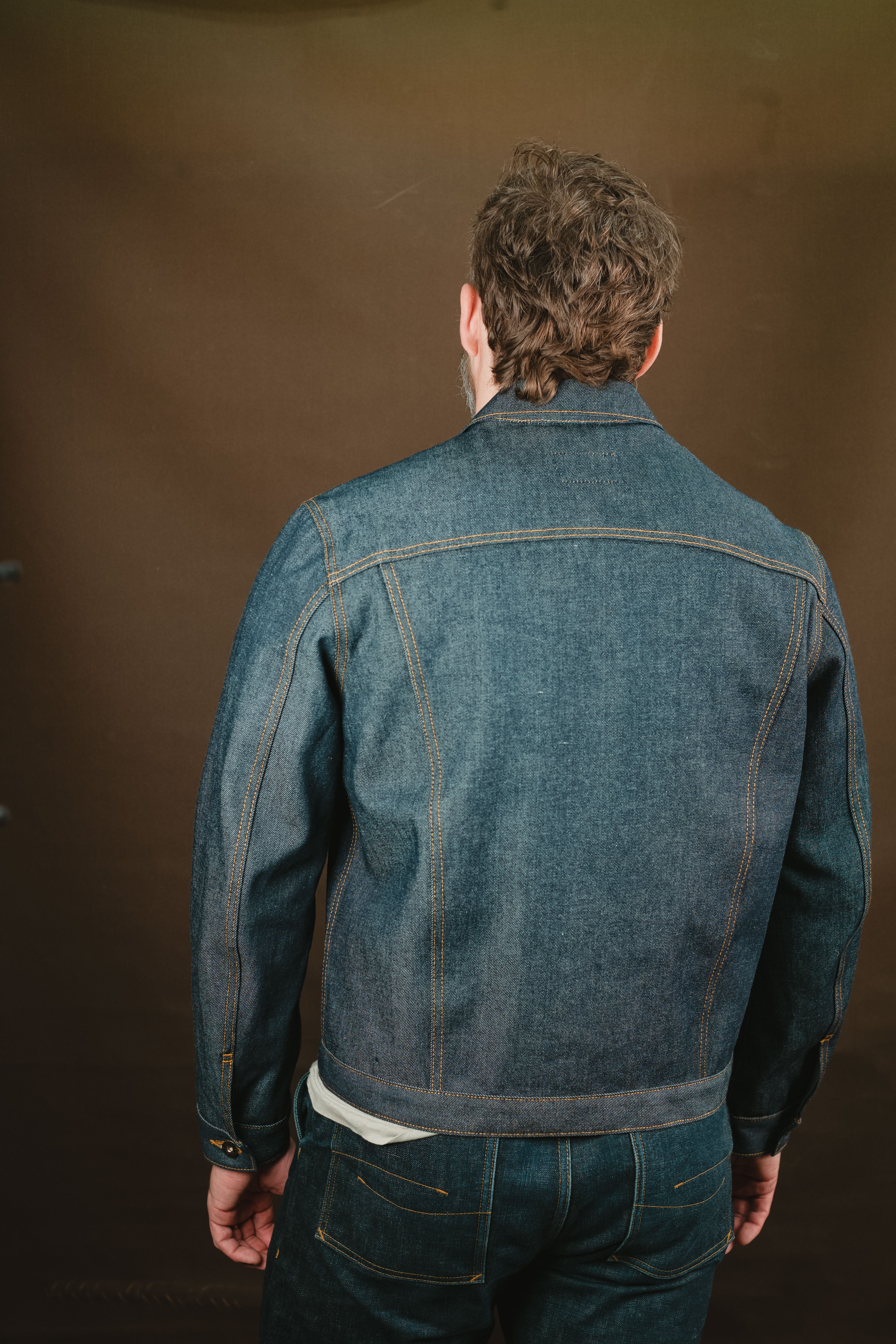 Wayman Jacket - Vidalia Indigo Selvedge Denim - XL