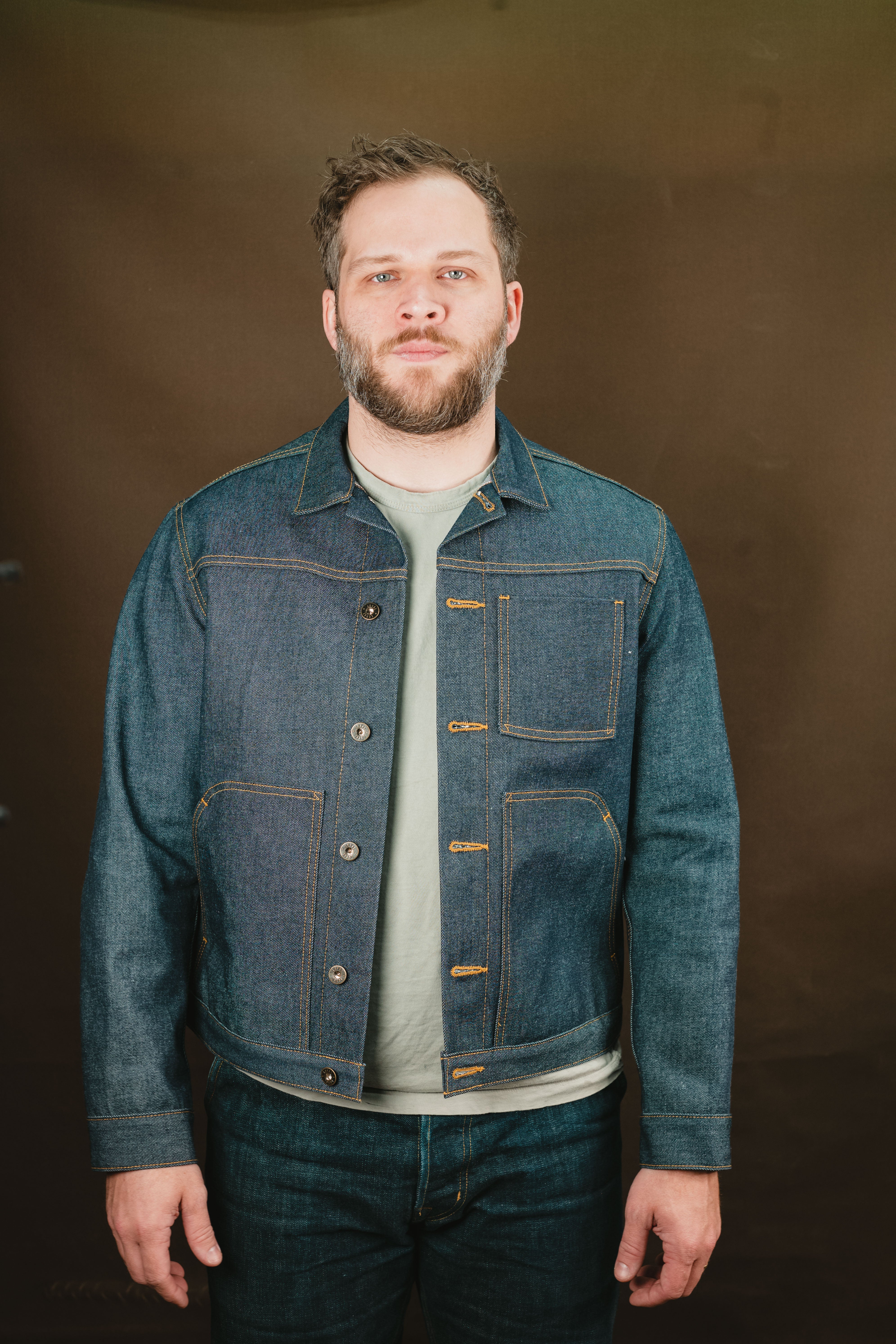 Wayman Jacket - Vidalia Indigo Selvedge Denim - XL