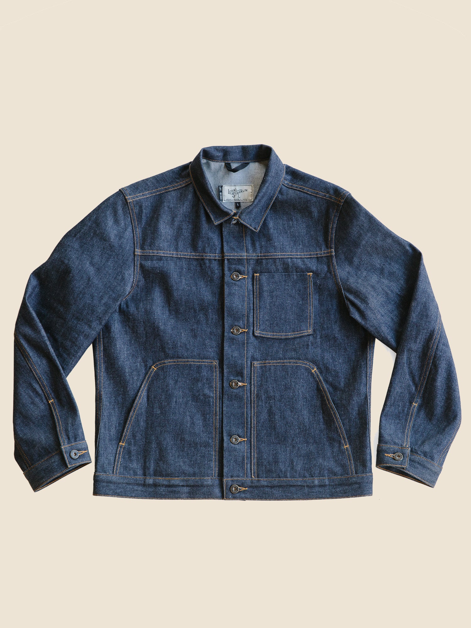 Wayman Jacket - Vidalia Indigo Selvedge Denim - XL