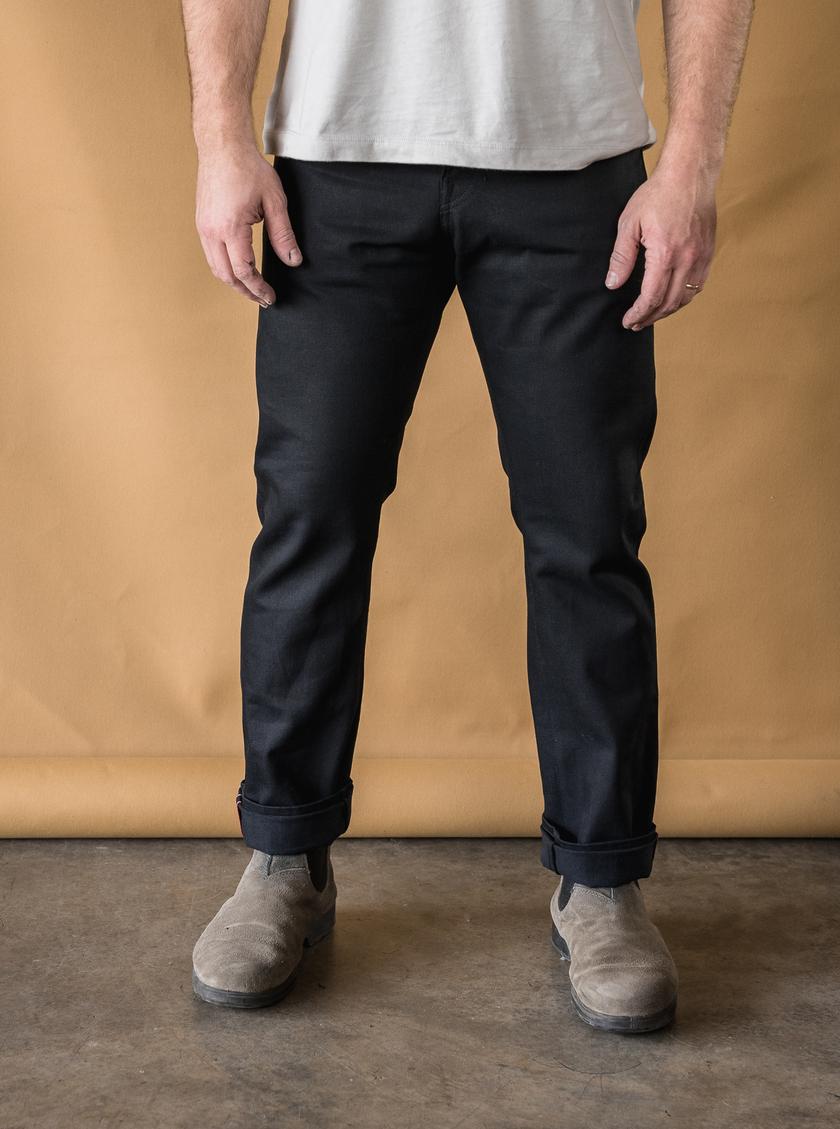 SLM - 14oz Vidalia Mills Double Black Selvedge - Slim Fit