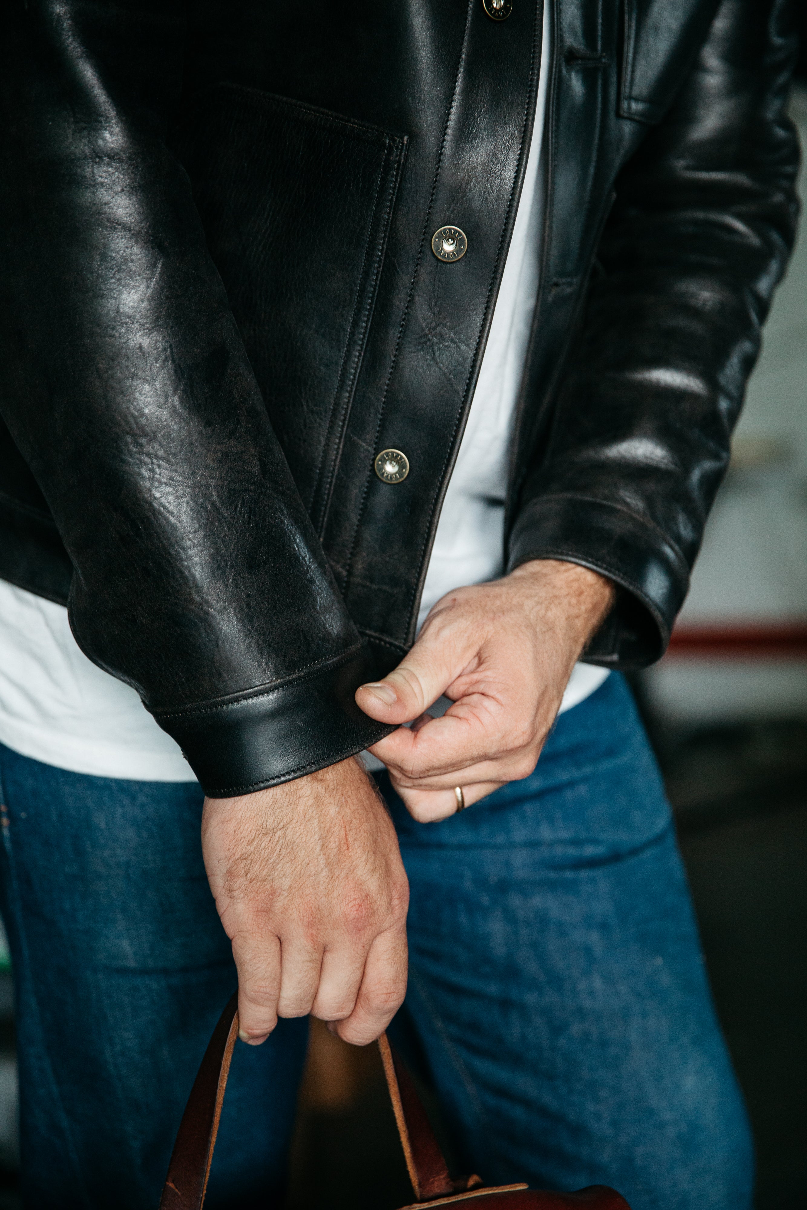 Wayman Jacket - Black Chromexcel Horsehide