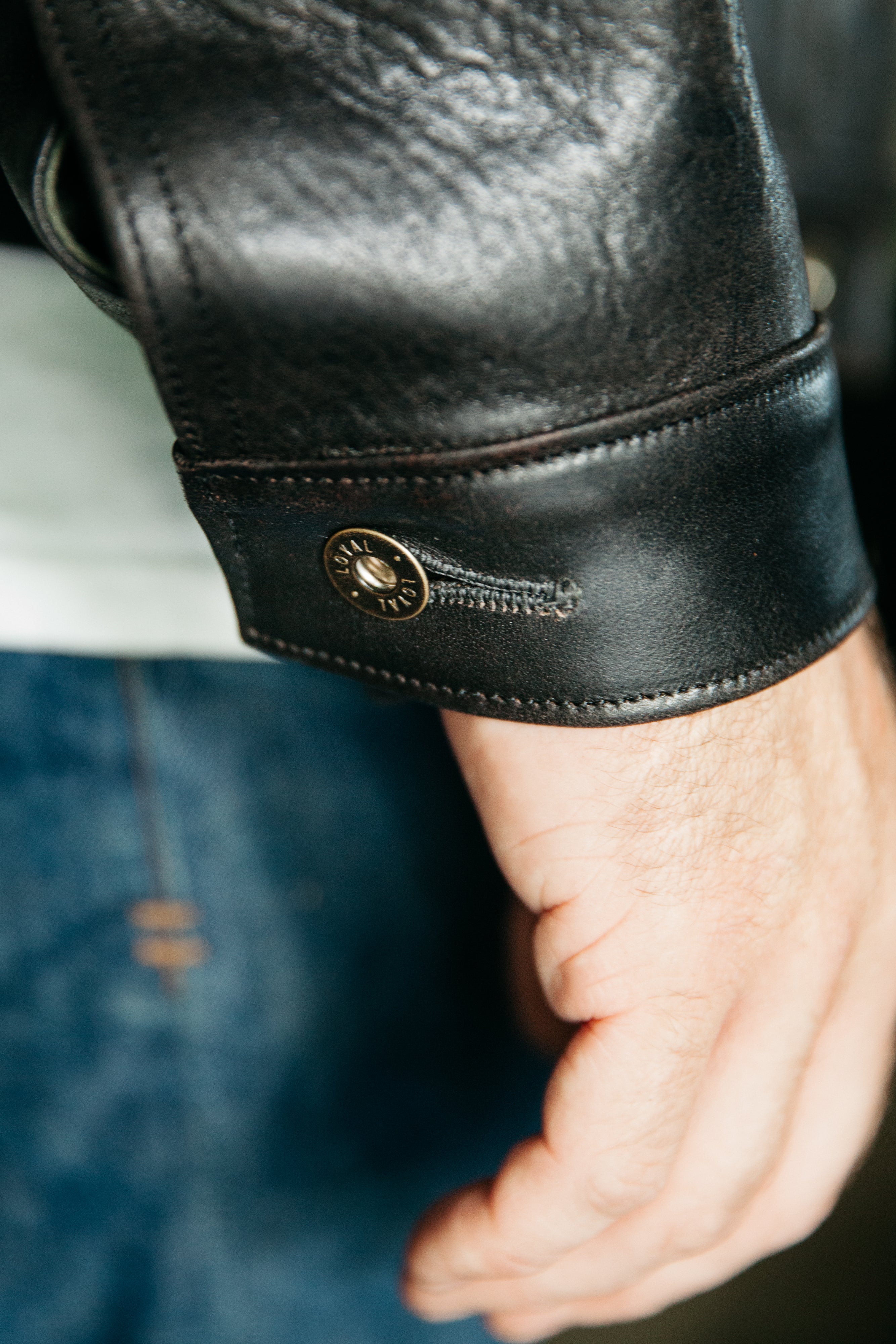 Wayman Jacket - Black Chromexcel Horsehide