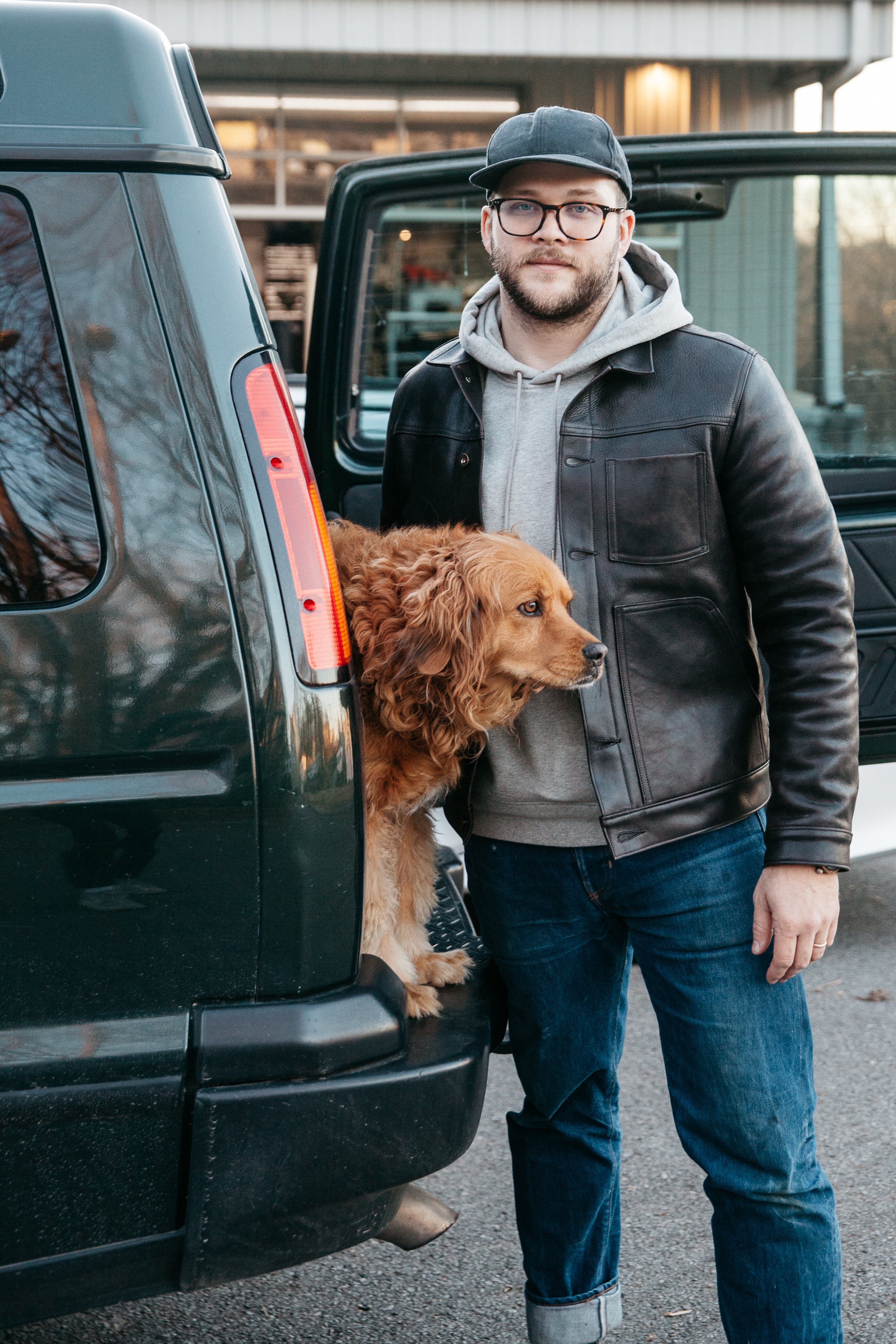 Wayman Jacket - Black Chromexcel Horsehide