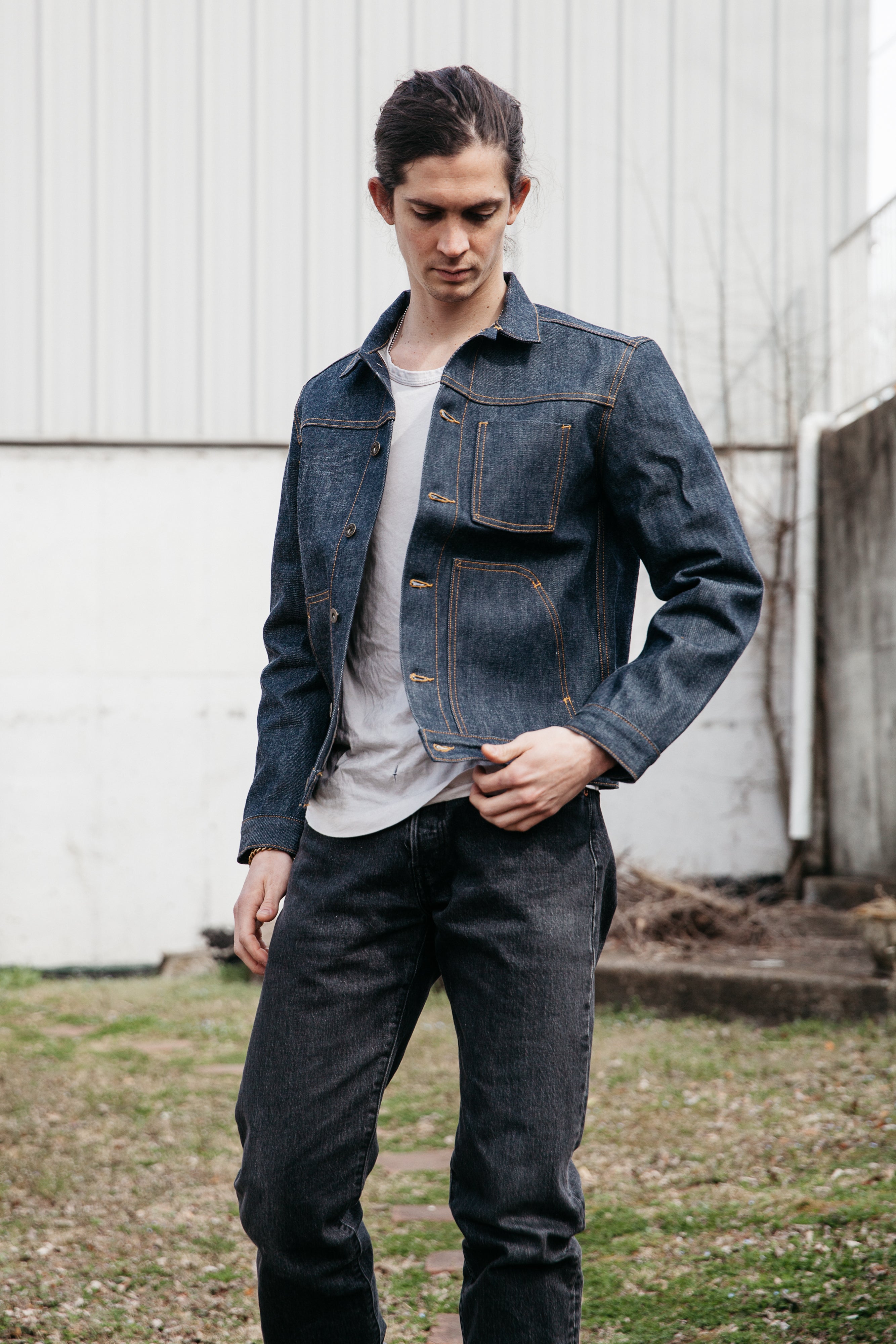 Wayman Jacket - Vidalia Indigo Selvedge Denim - 3XL