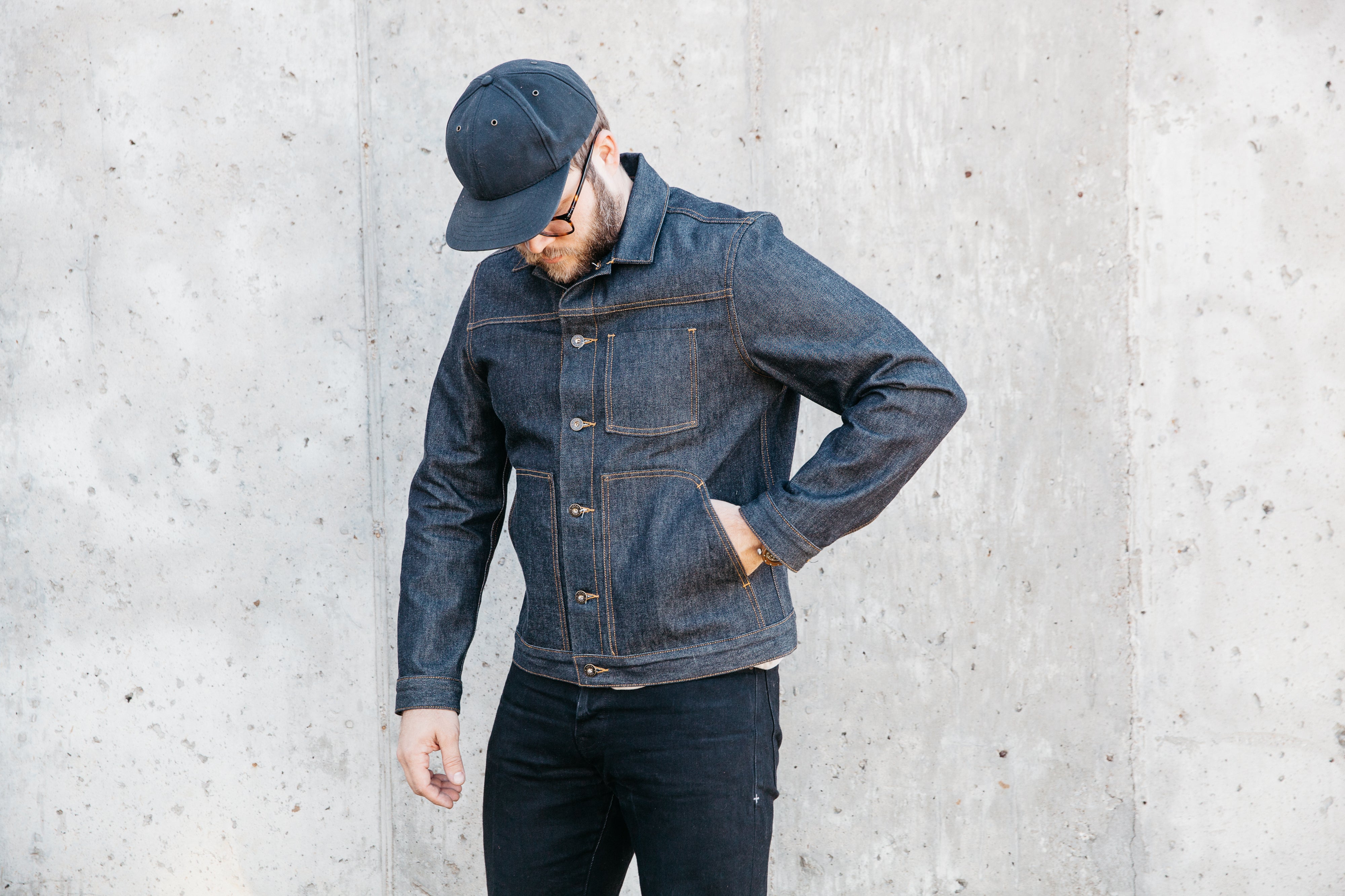 Wayman Jacket - Vidalia Indigo Selvedge Denim - 3XL