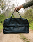 Weekender Duffle - Horween Black Essex - Late Jan 2025 Delivery