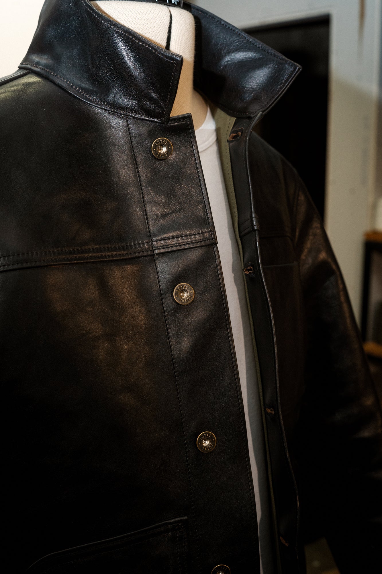 Wayman Jacket - Black Chromexcel Horsehide