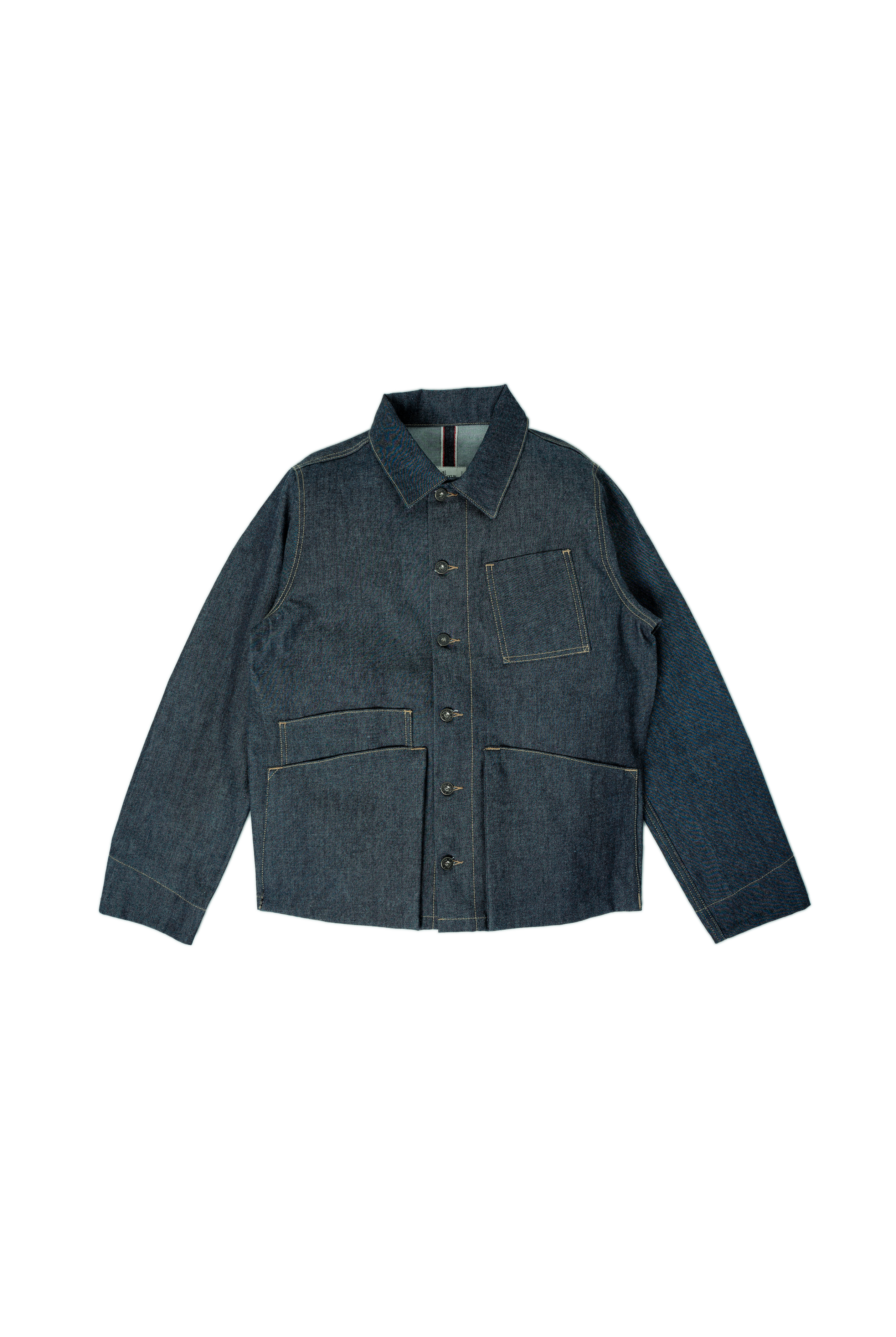 Amos Chore Coat - Rigid 10oz Vidalia Mills Selvedge Denim