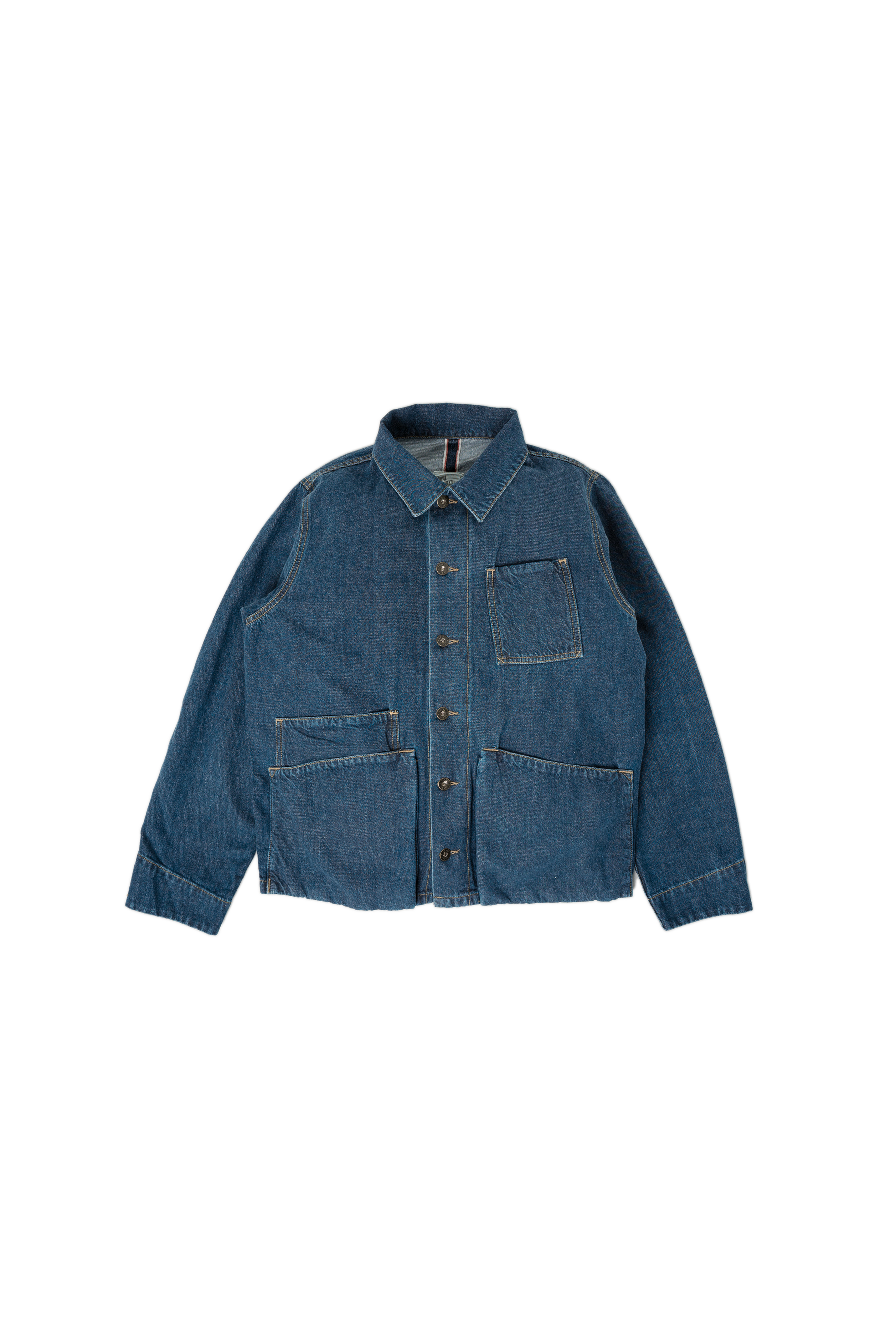 Amos Chore Coat - Vidalia Stonewashed 10oz Selvedge Denim