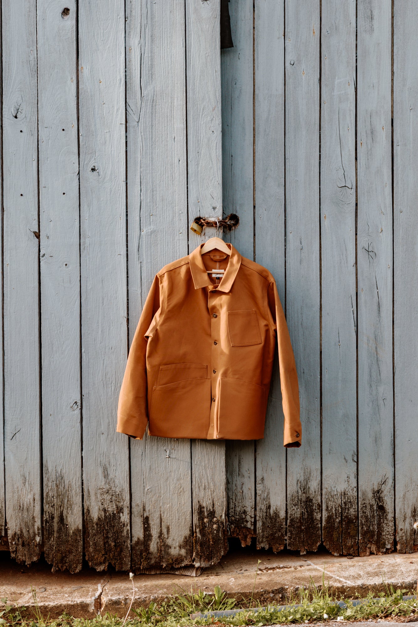 Amos Chore Coat - 13oz Brown Duck Cloth