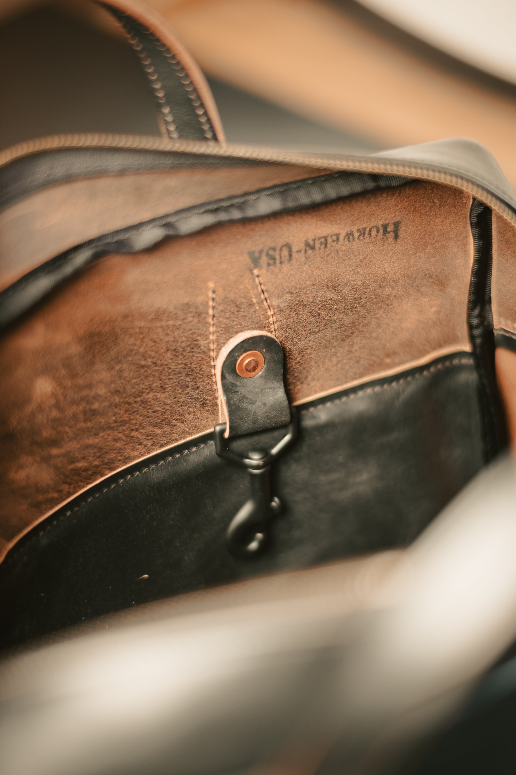 Briefcase - Horween Black Chromexcel