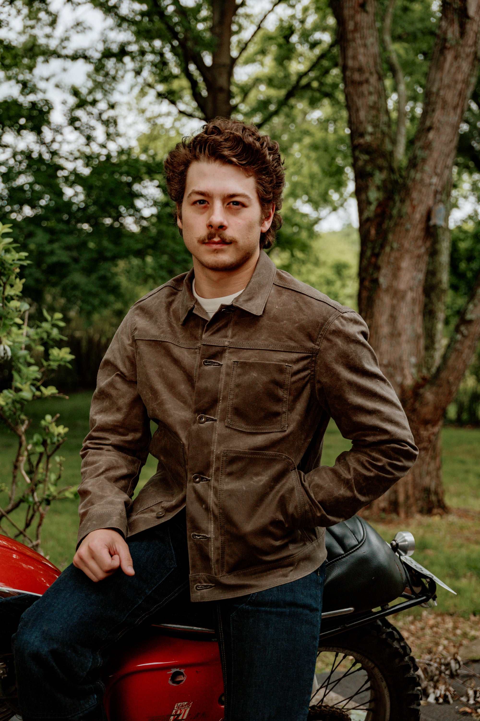 Wayman Jacket - Dark Oak - Waxed Canvas