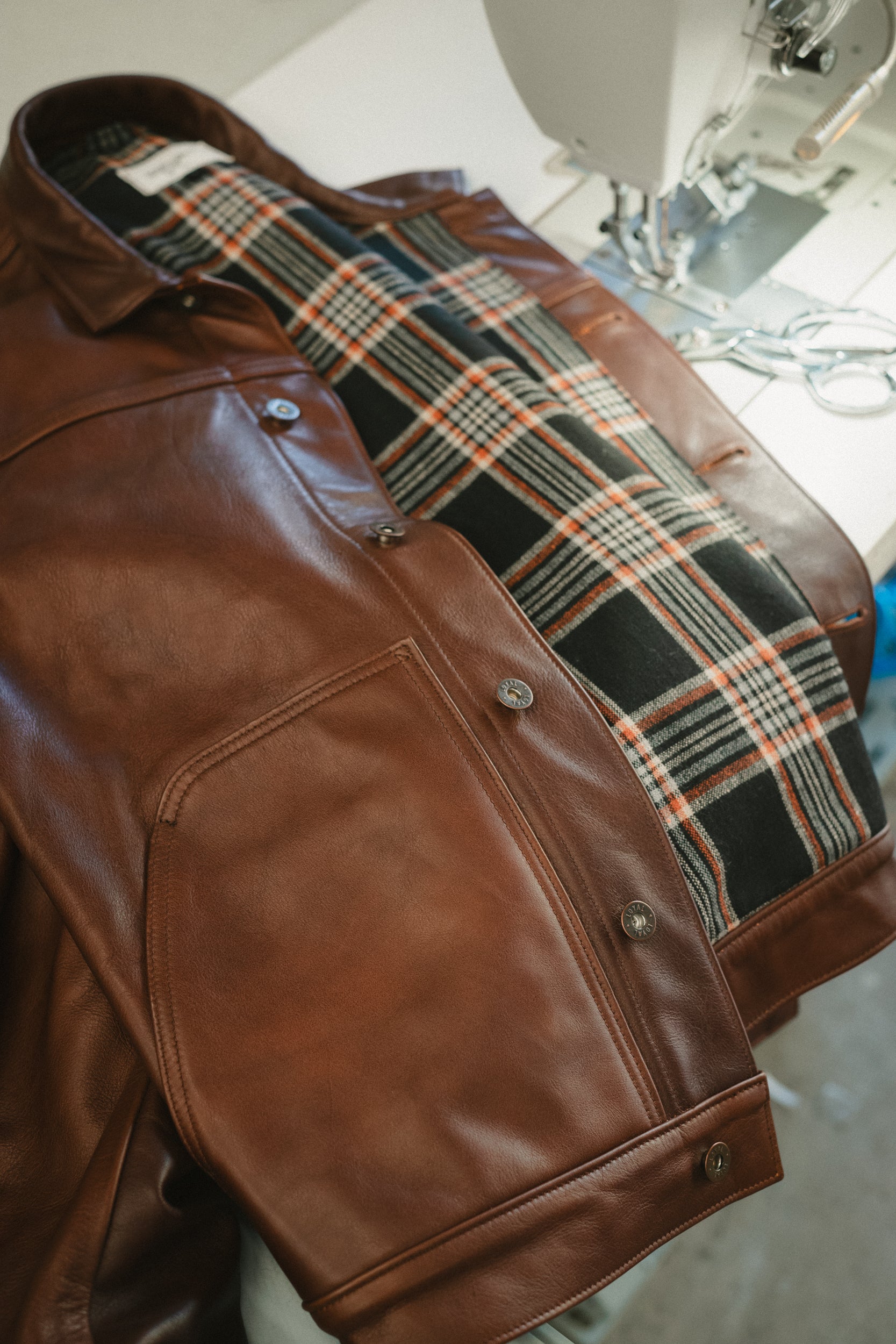 Wayman Jacket - Brown Italian Calfskin Leather