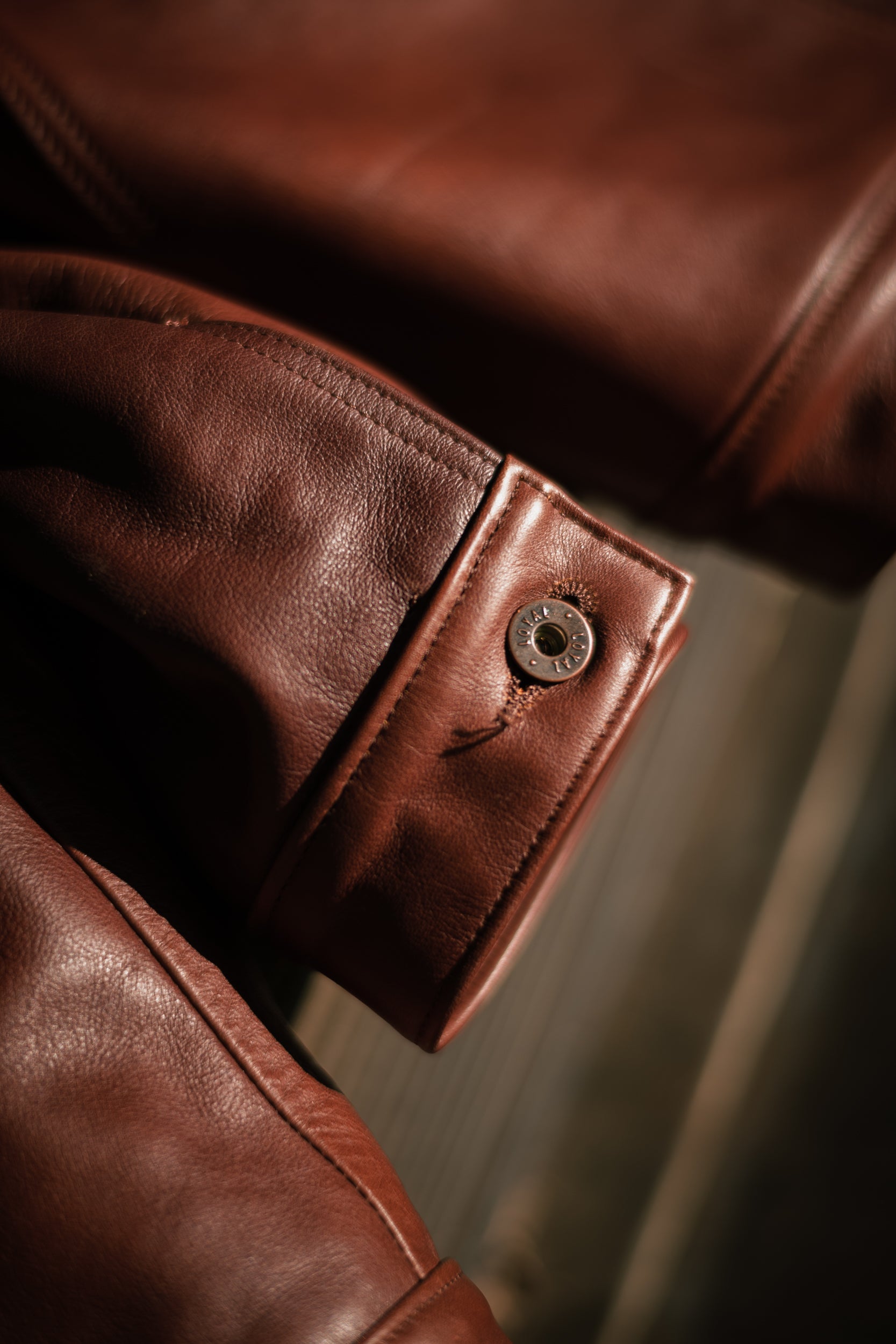 Wayman Jacket - Brown Italian Calfskin Leather
