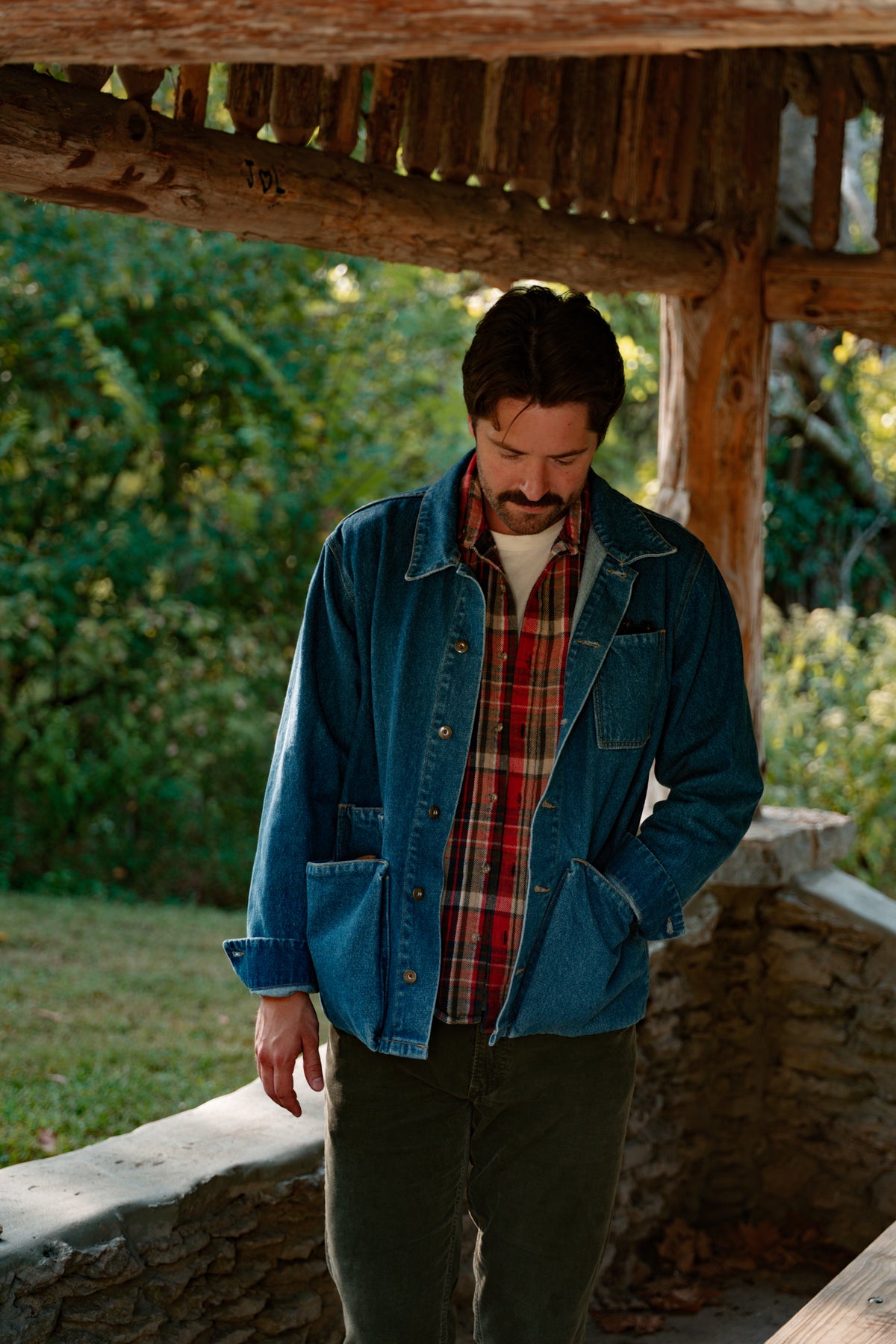 Amos Chore Coat - Stonewashed American Denim - Preorder -Ships Mid November