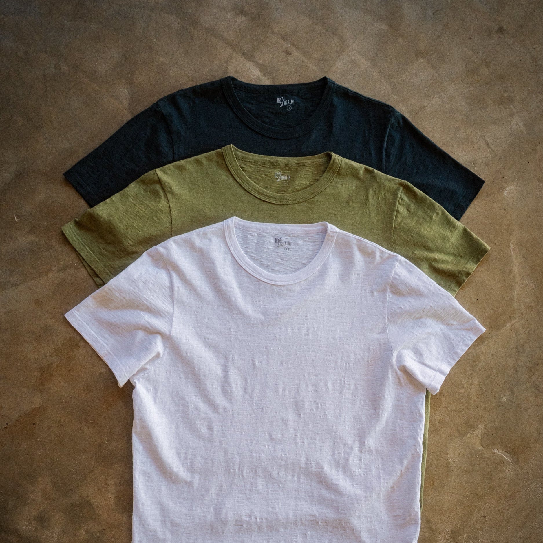 Classic Tee - Army Green Slub