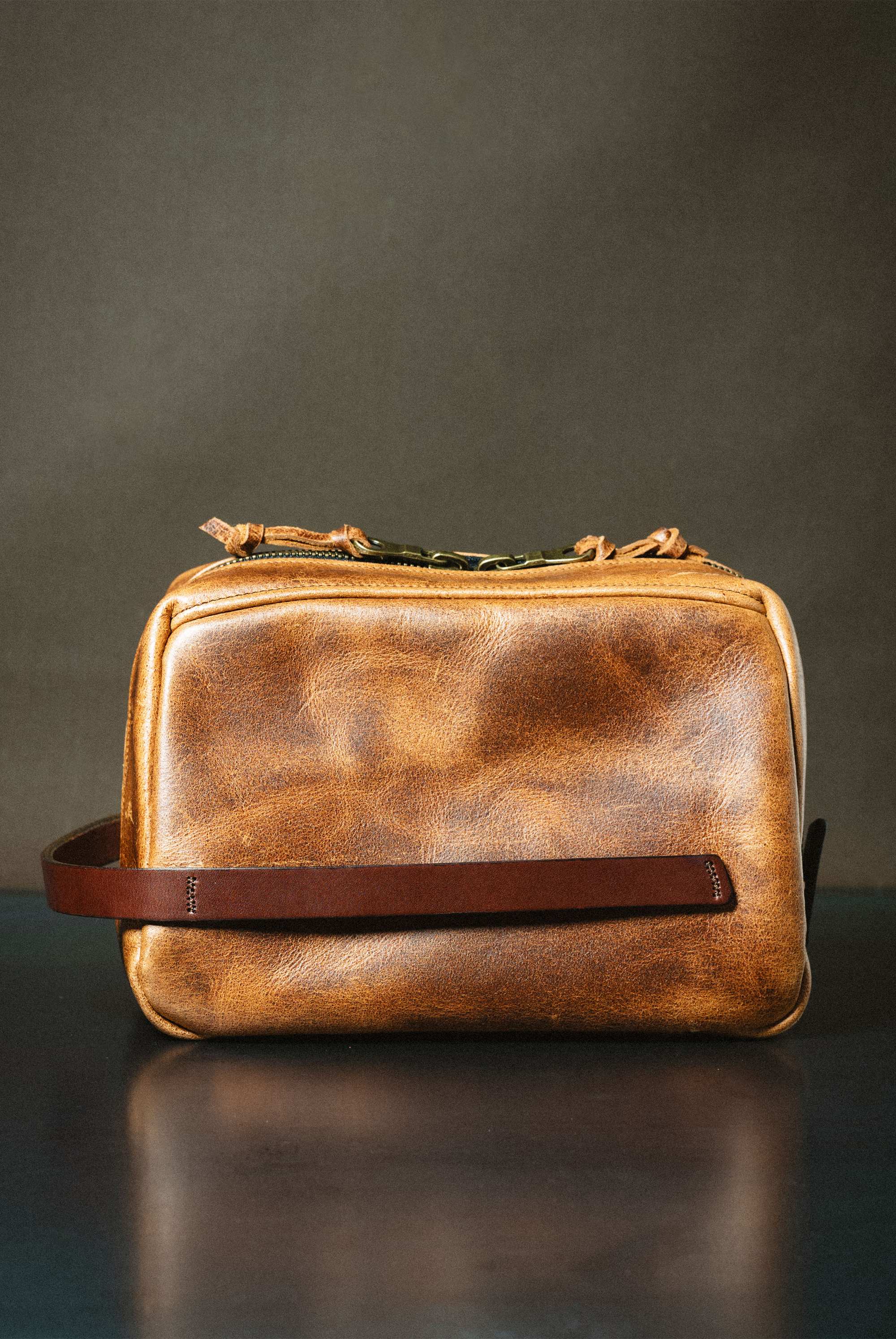 Dopp Kit -  CF Stead Waxed Flesh