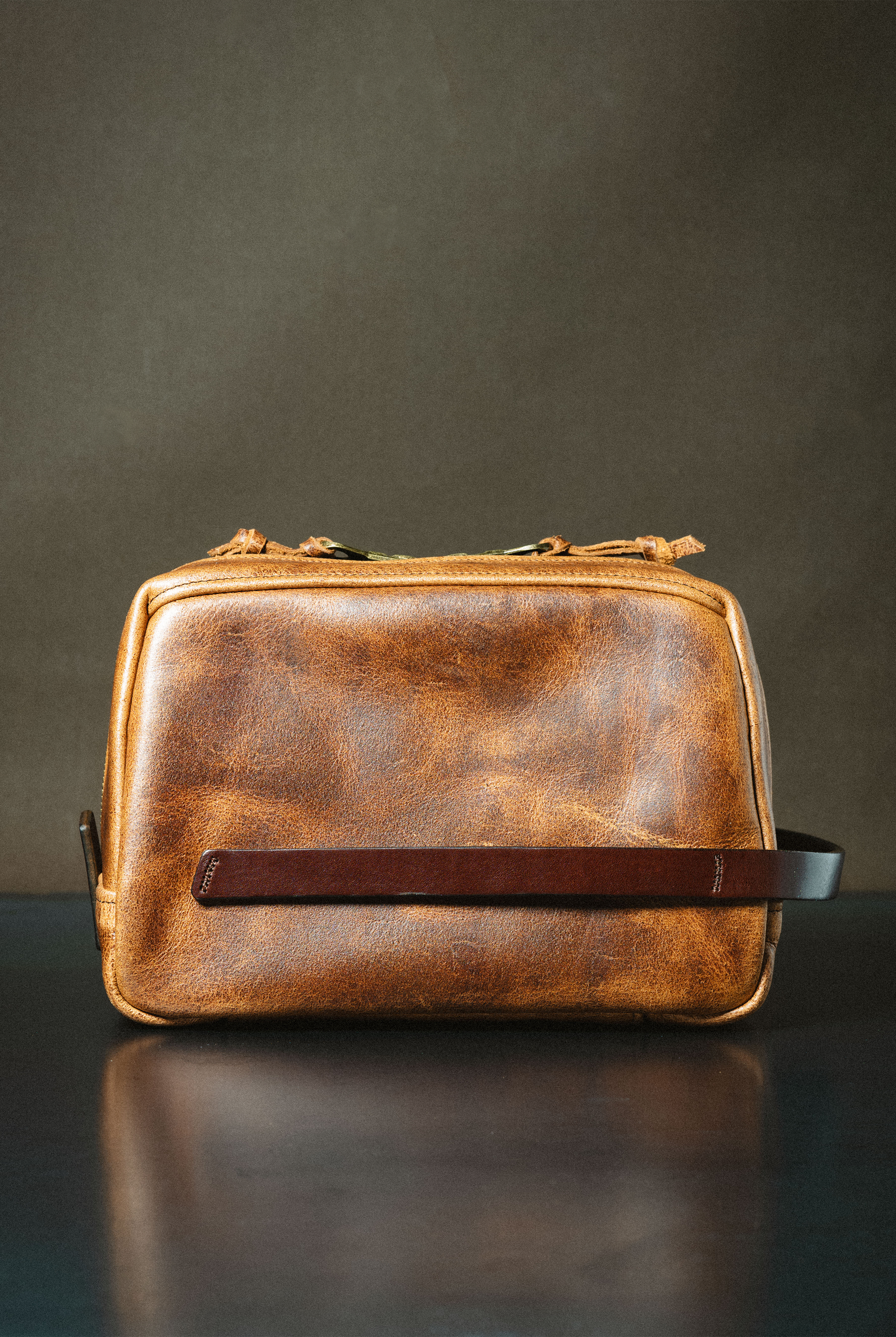 Dopp Kit -  CF Stead Waxed Flesh