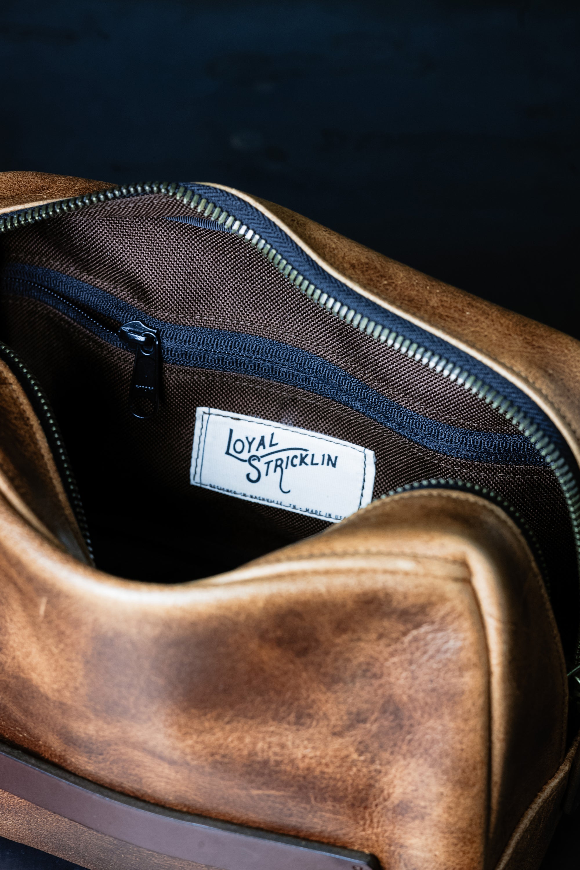 Dopp Kit -  CF Stead Waxed Flesh