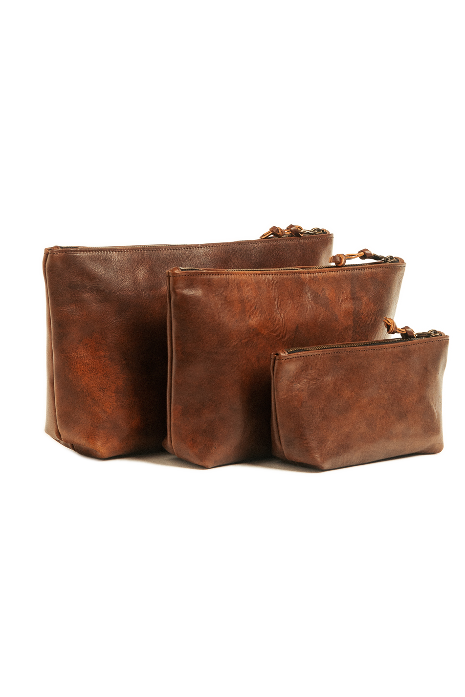 Dylan Zip Pouch - LARGE - Badalassi Carlo Cognac Nemesis
