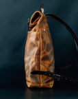 Leather Ruck Sack - CF Stead Waxed Flesh-out Suede